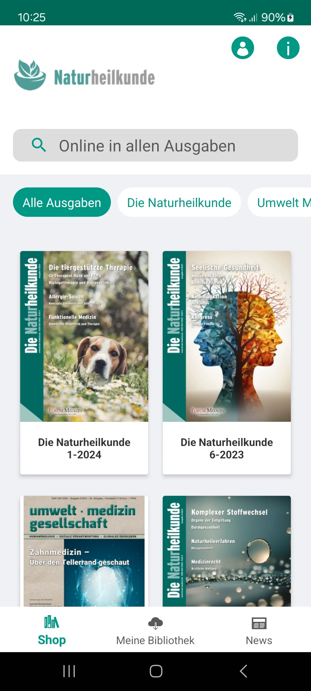 Naturheilkunde Umweltmedizin | Indus Appstore | Screenshot