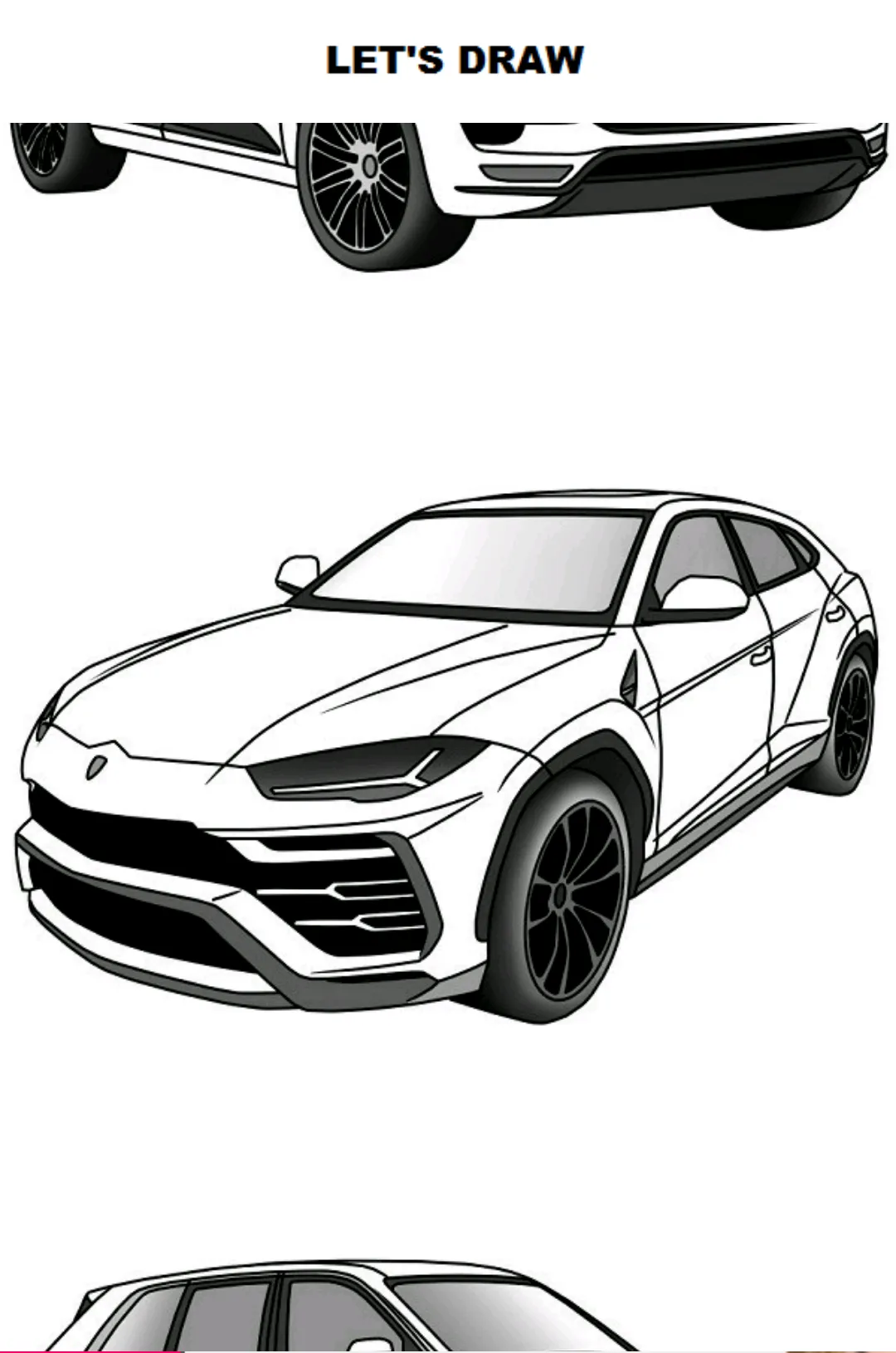 Draw Cars: SUV | Indus Appstore | Screenshot