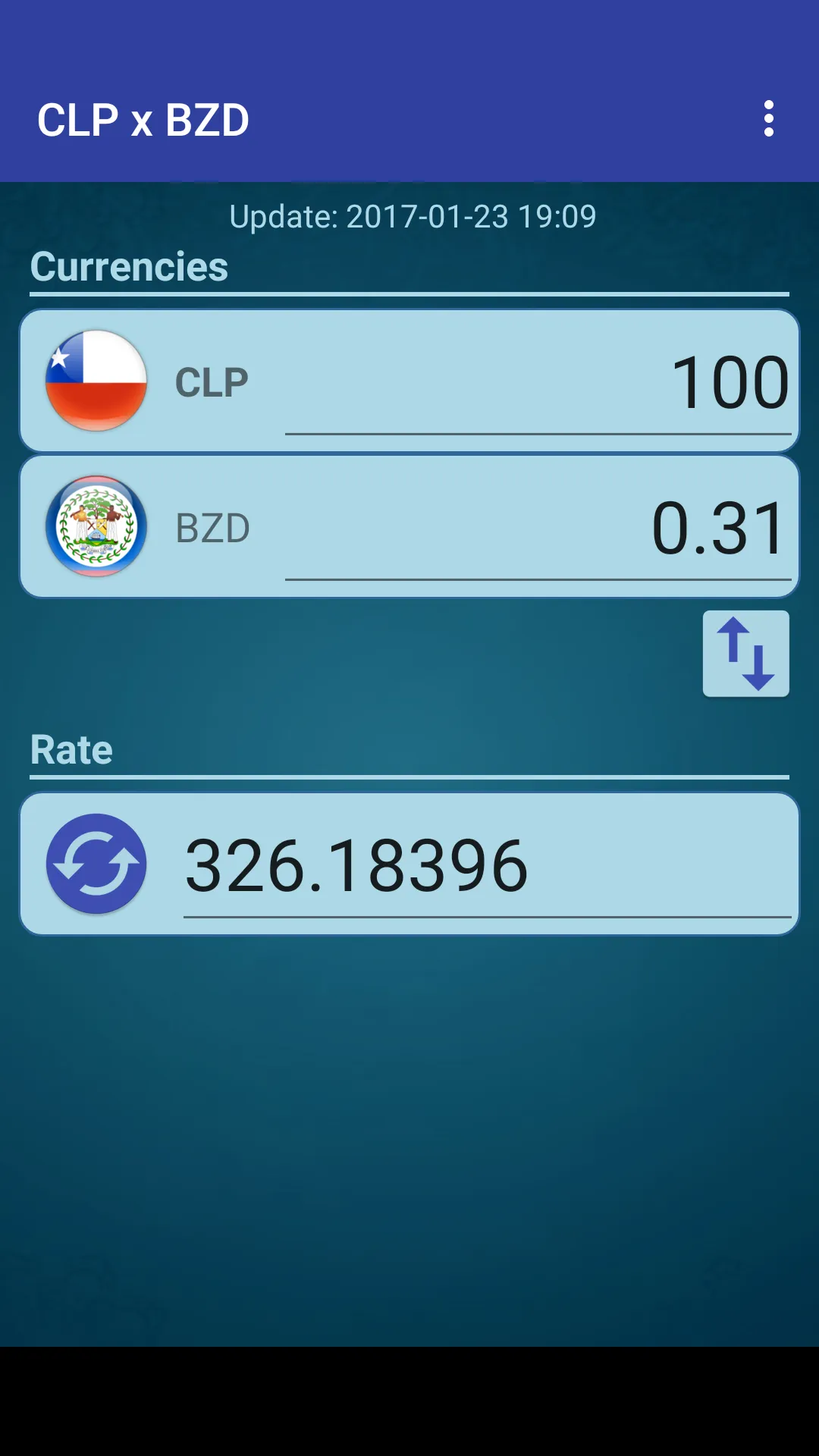 Chile Peso x Belize Dollar | Indus Appstore | Screenshot