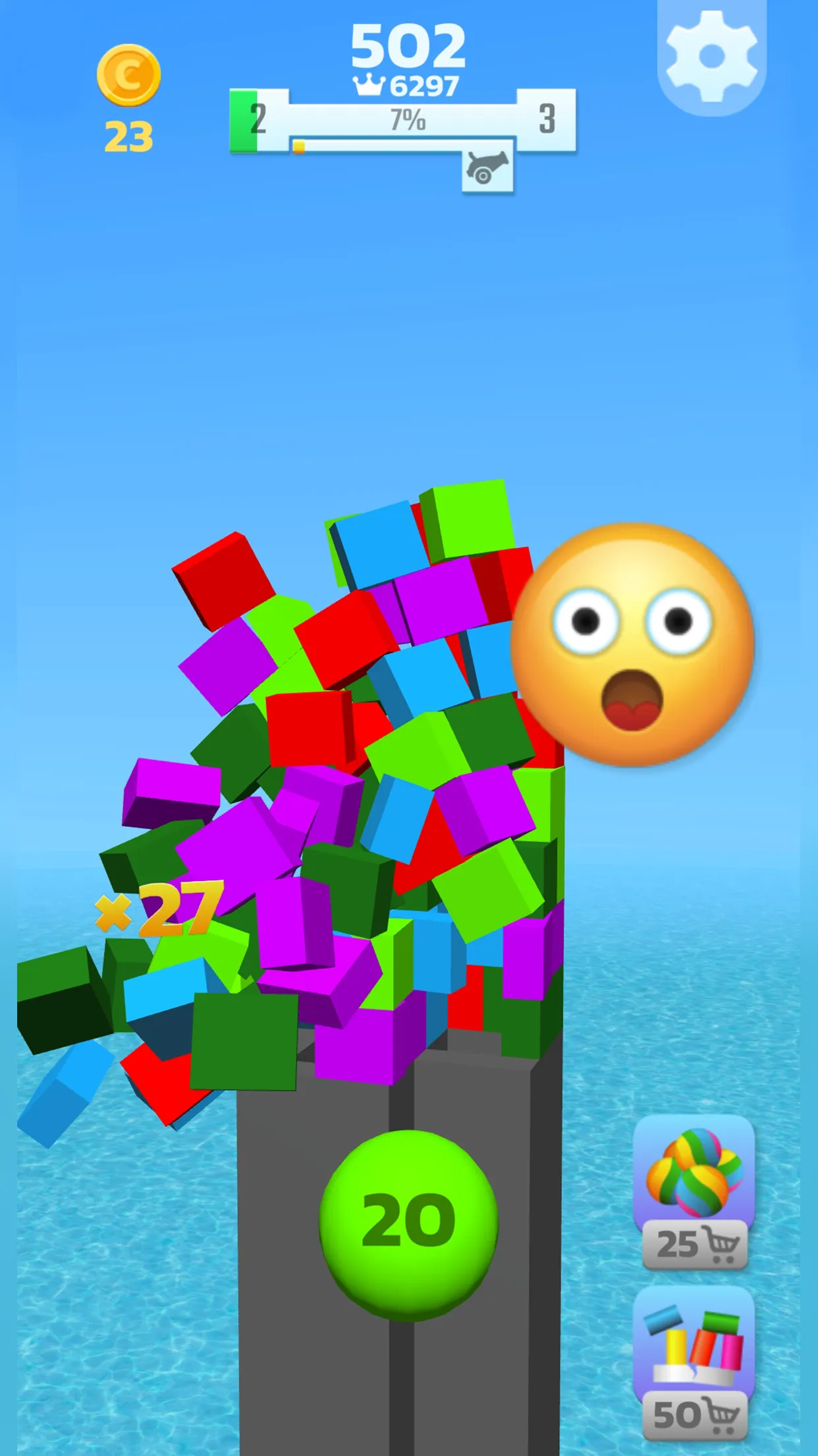 Tower Crash 3D | Indus Appstore | Screenshot