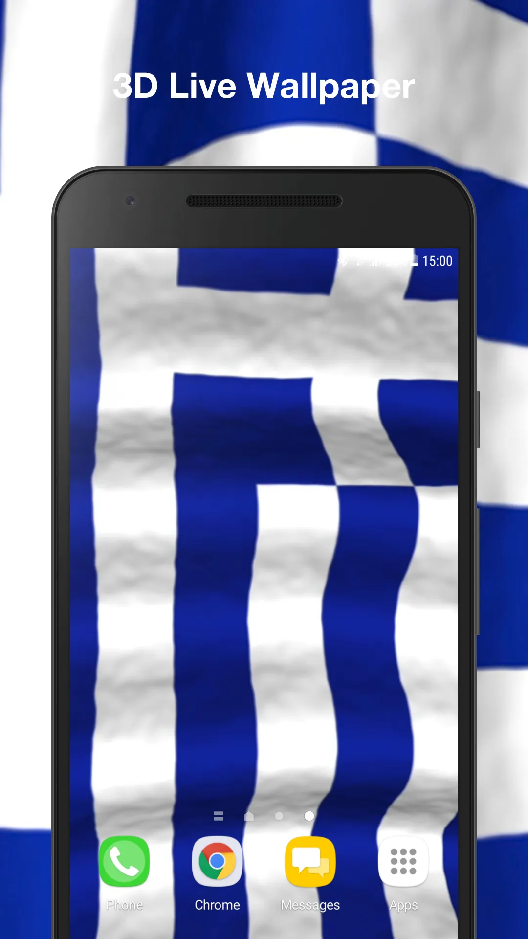 3d Greece Flag Live Wallpaper | Indus Appstore | Screenshot