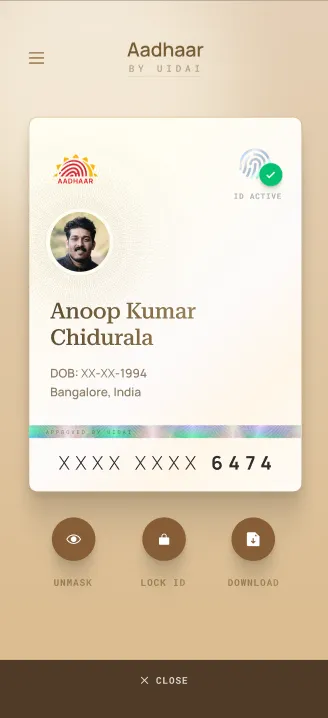 Aadhaar | Indus Appstore | Screenshot