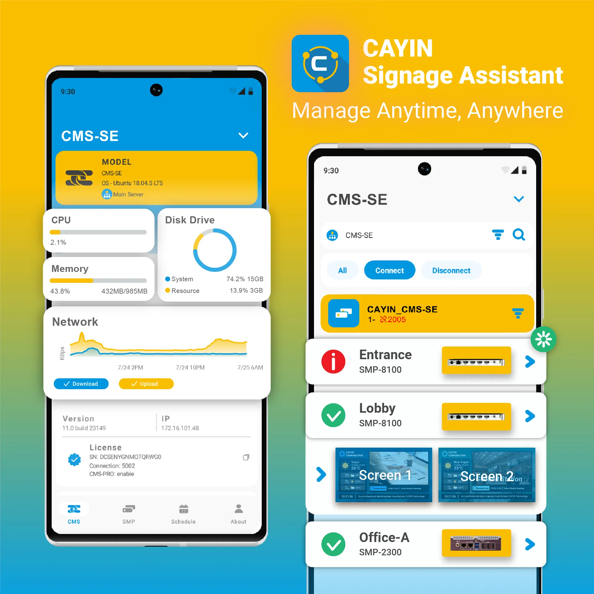 CAYIN Signage Assistant | Indus Appstore | Screenshot