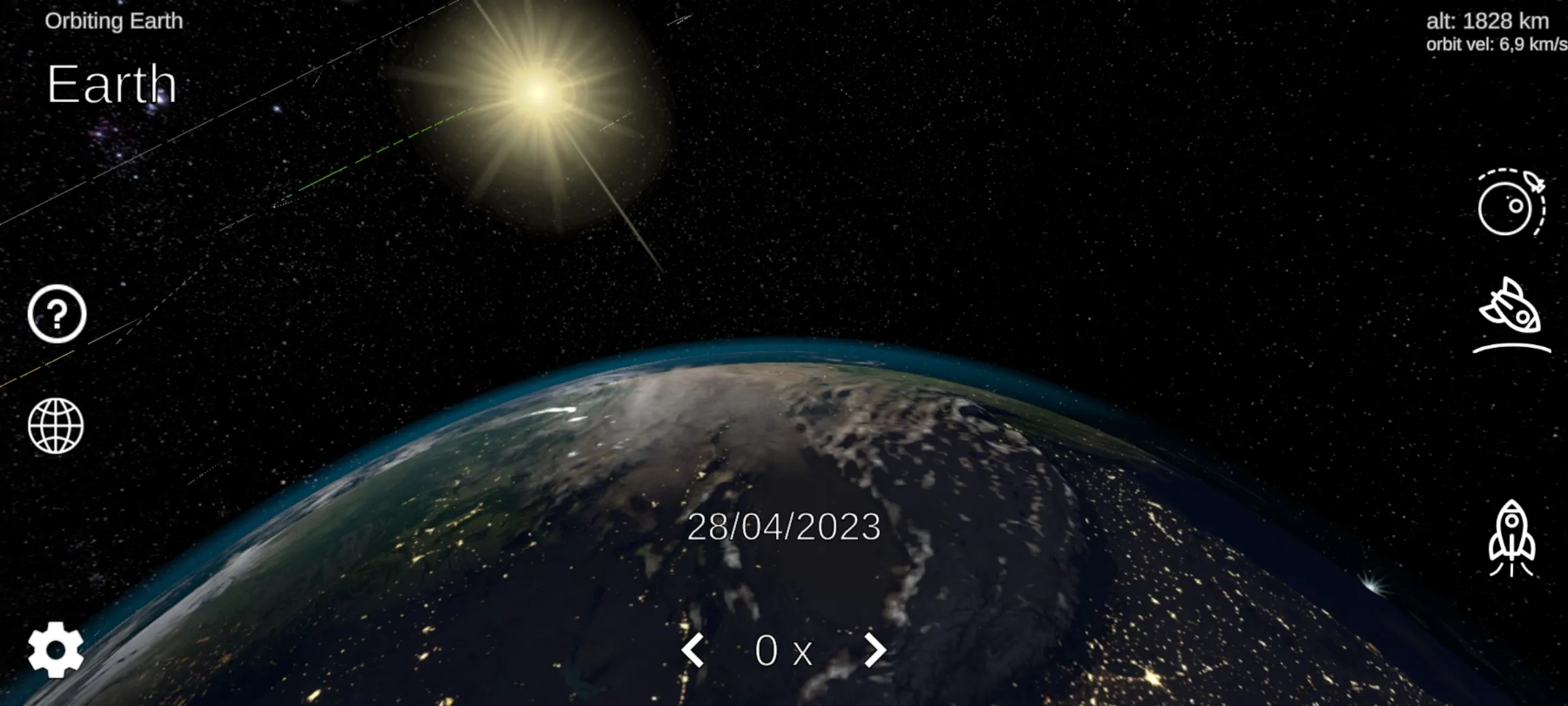 Solar System Simulator | Indus Appstore | Screenshot