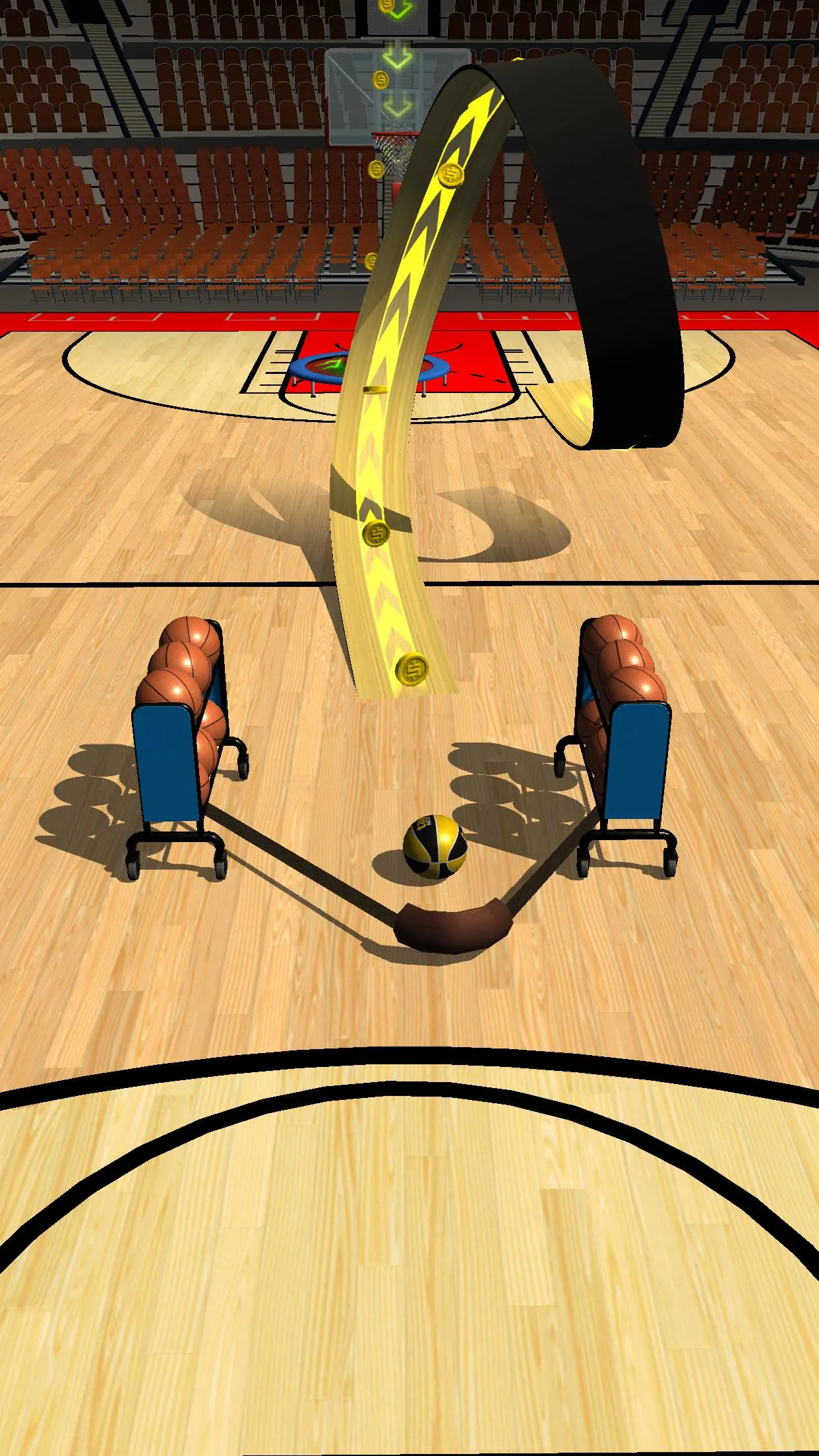 Slingshot Basketball! | Indus Appstore | Screenshot