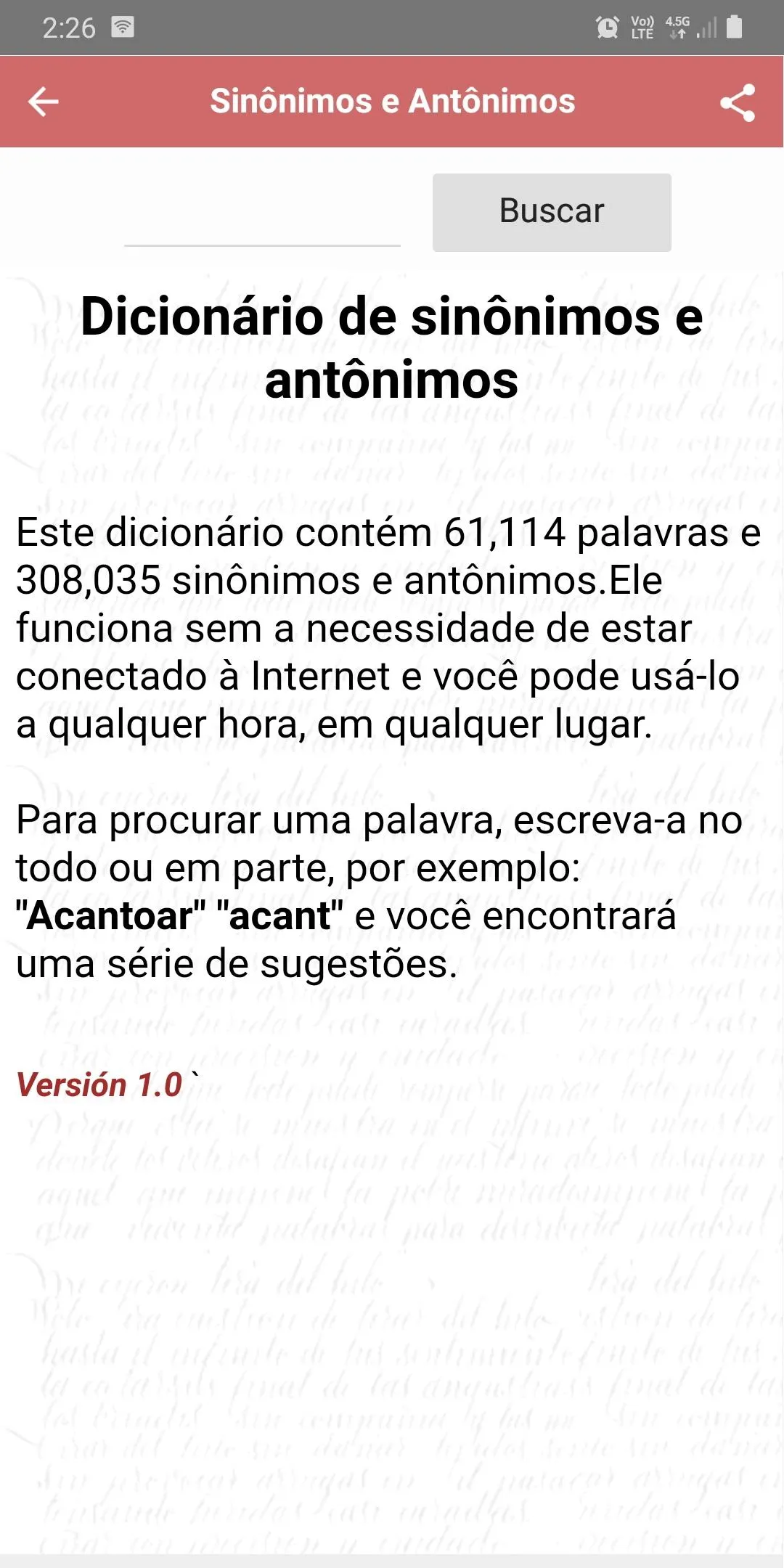 Dicionário Sinônimos e Antônim | Indus Appstore | Screenshot