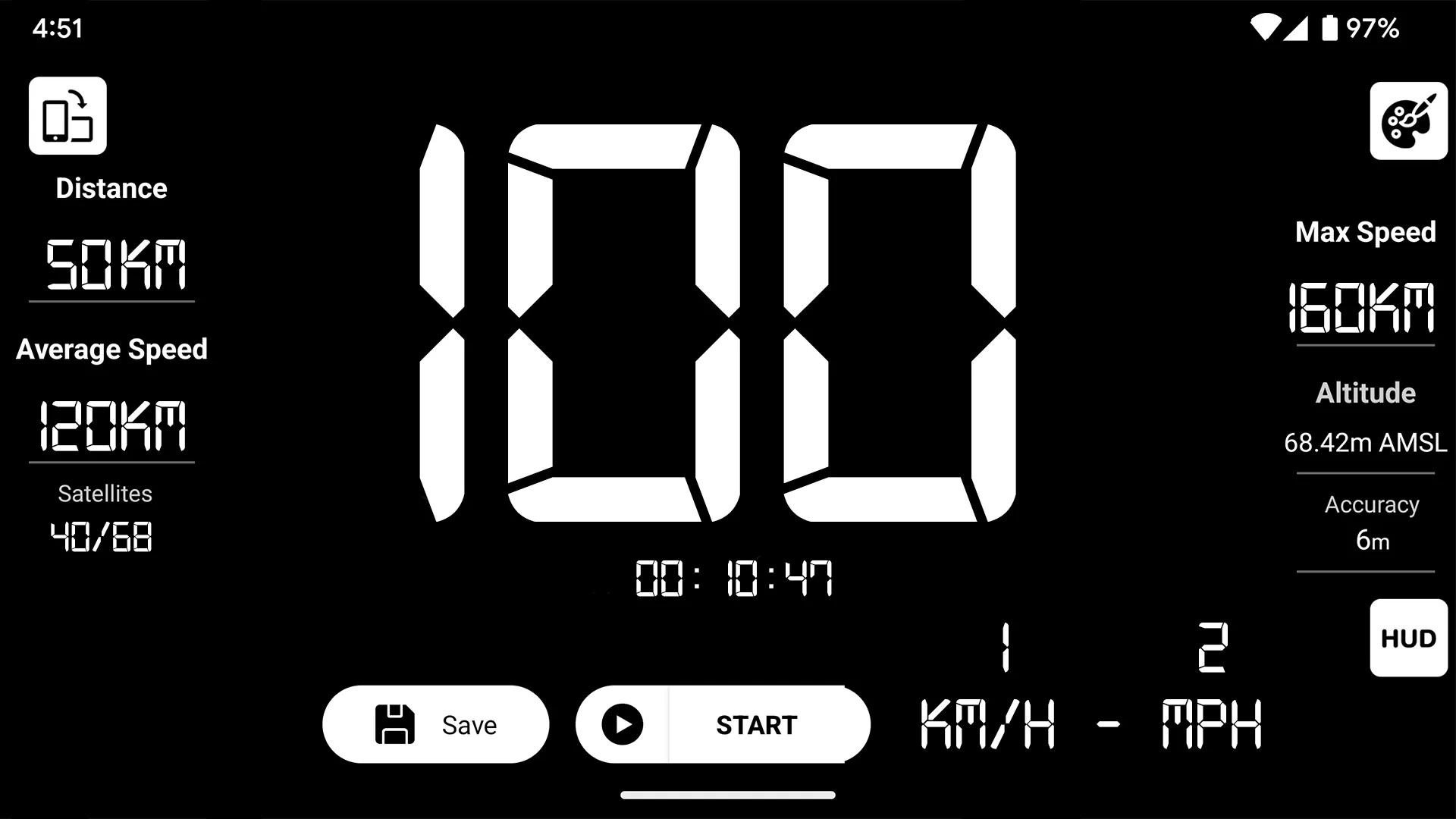 Speedometer - GPS Speed Meter | Indus Appstore | Screenshot