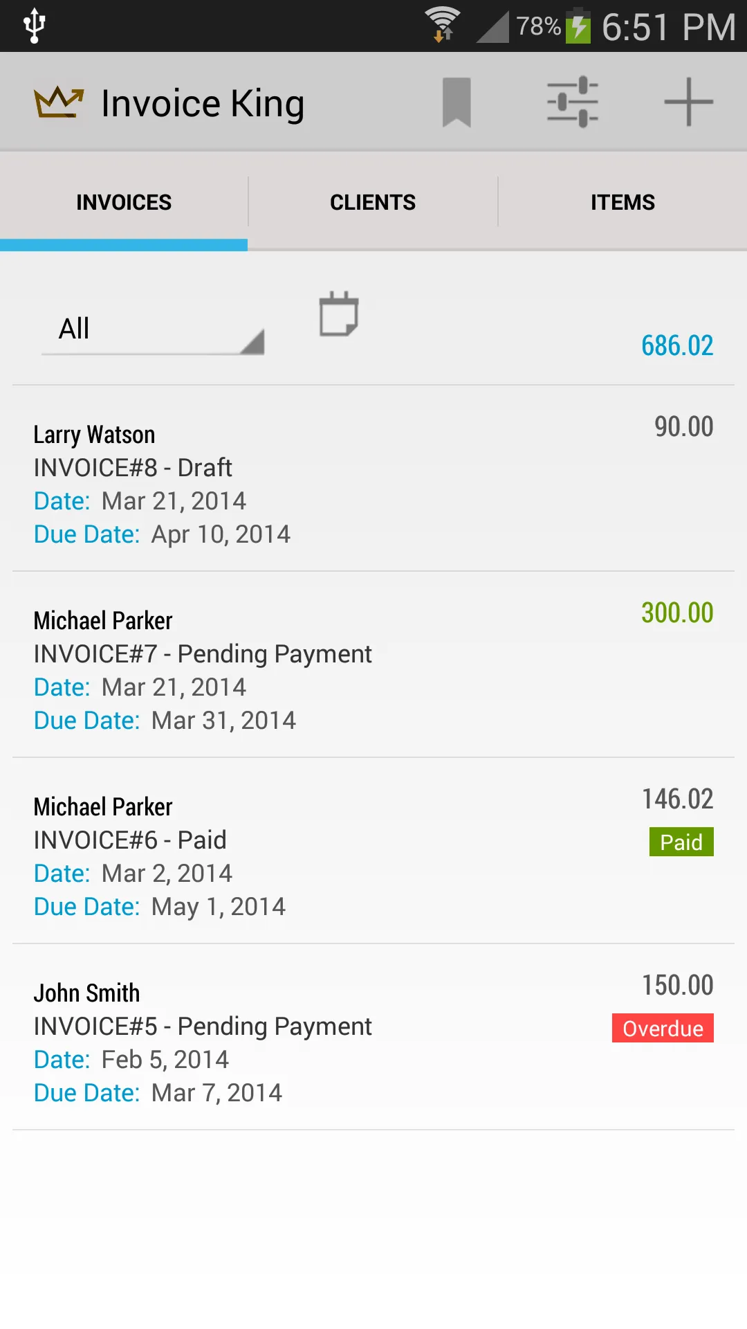 Invoice King | Indus Appstore | Screenshot