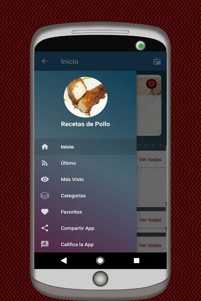 Recetas de Pollo Asado y Frito | Indus Appstore | Screenshot