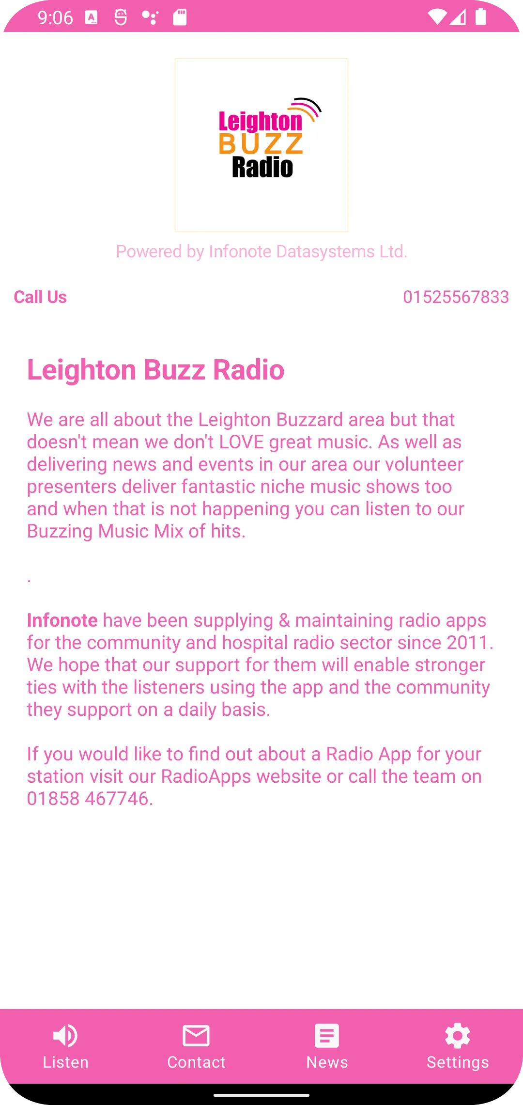 Leighton Buzz Radio | Indus Appstore | Screenshot