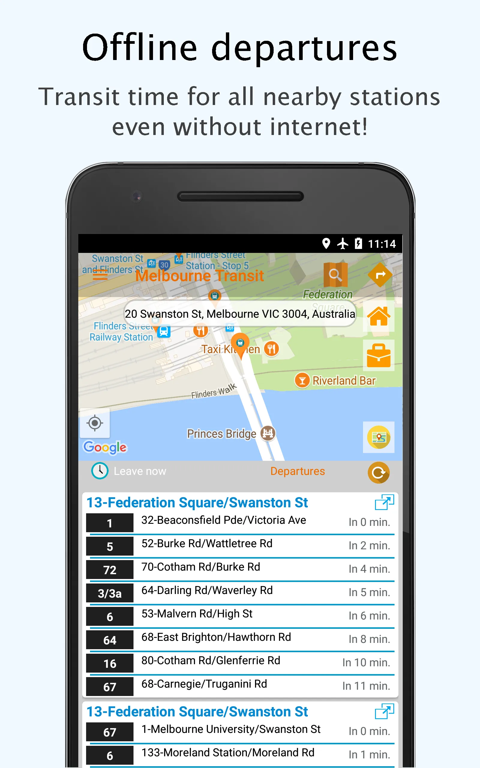 Melbourne Public Transit | Indus Appstore | Screenshot