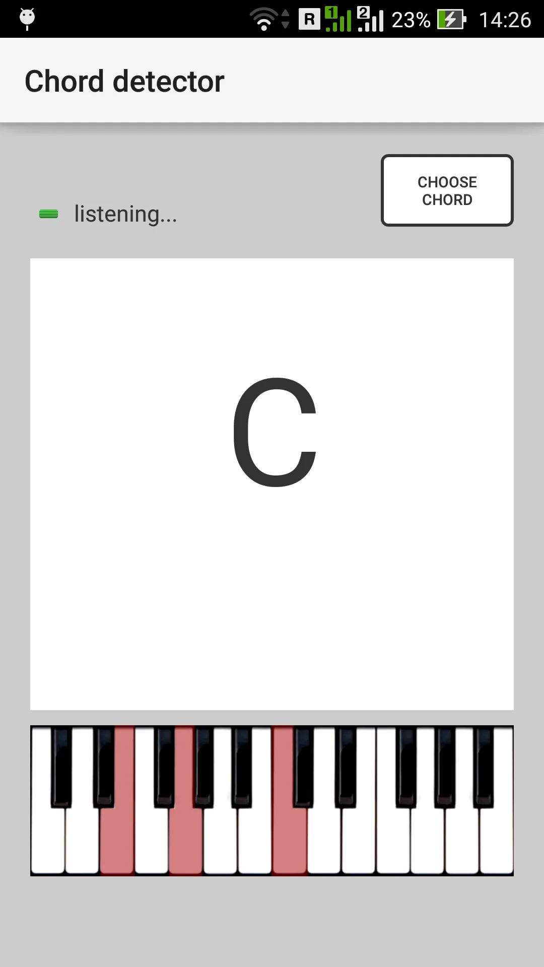 Chord detector | Indus Appstore | Screenshot