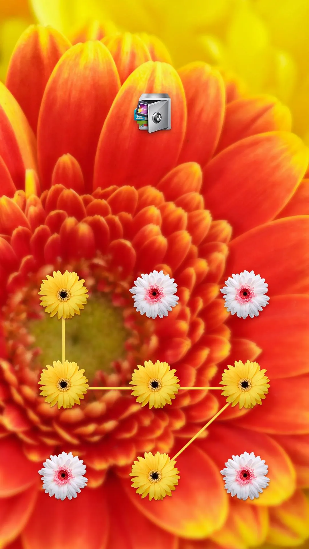 AppLock Theme Gerbera | Indus Appstore | Screenshot