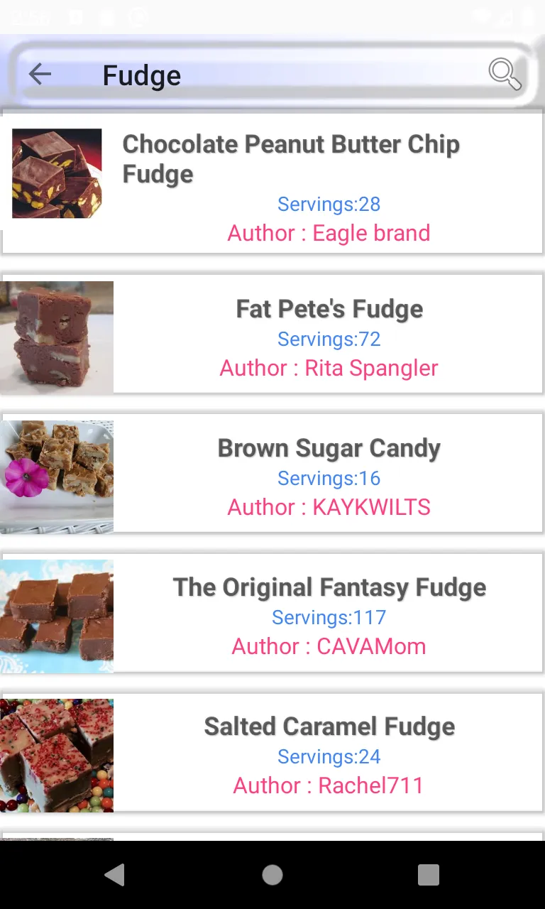 candy recipe | Indus Appstore | Screenshot