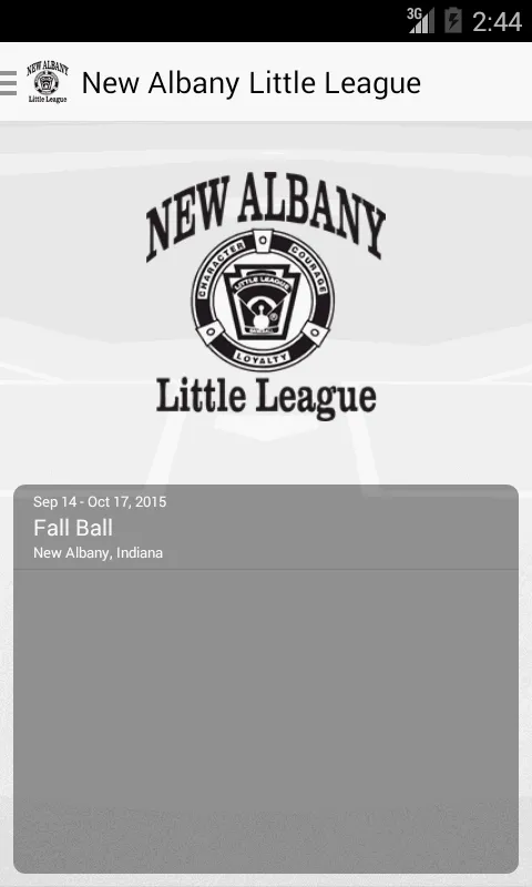 New Albany Little League | Indus Appstore | Screenshot