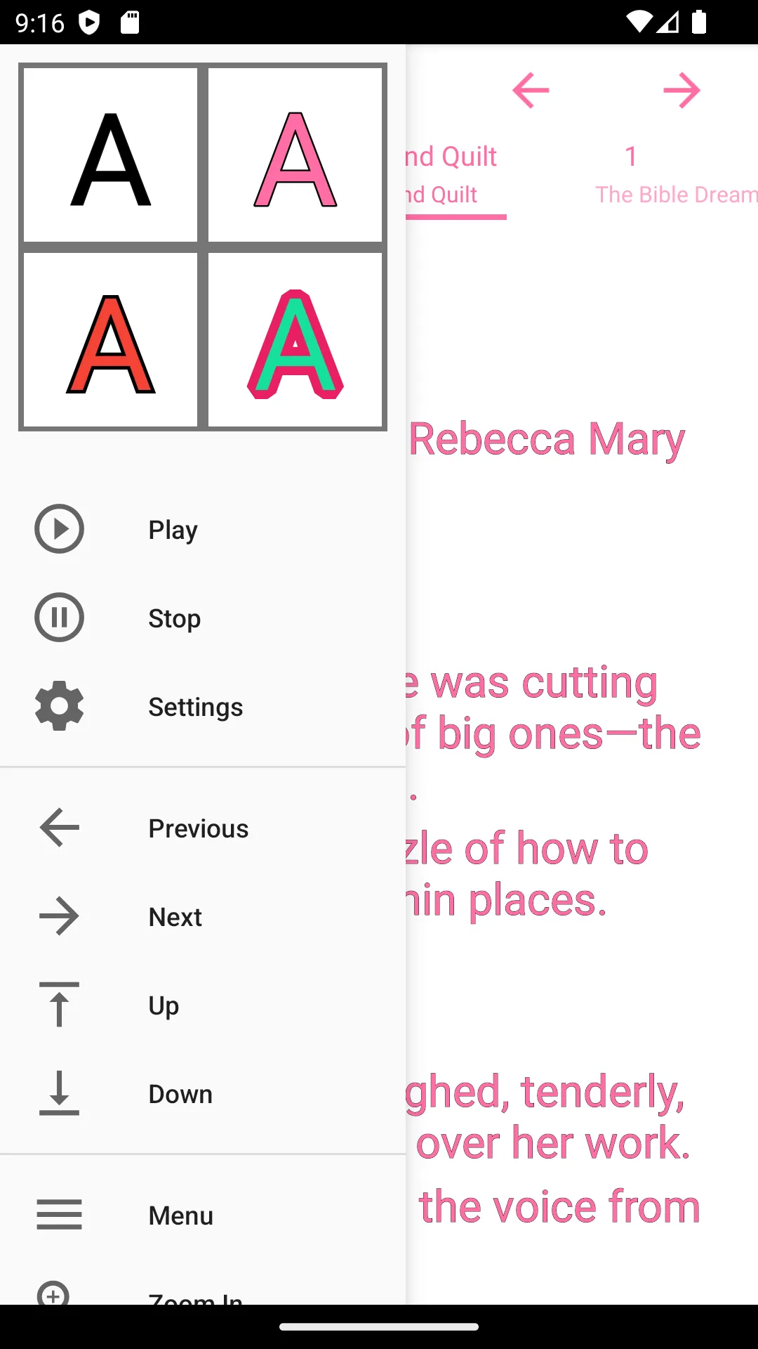 zBook: Rebecca Mary | Indus Appstore | Screenshot