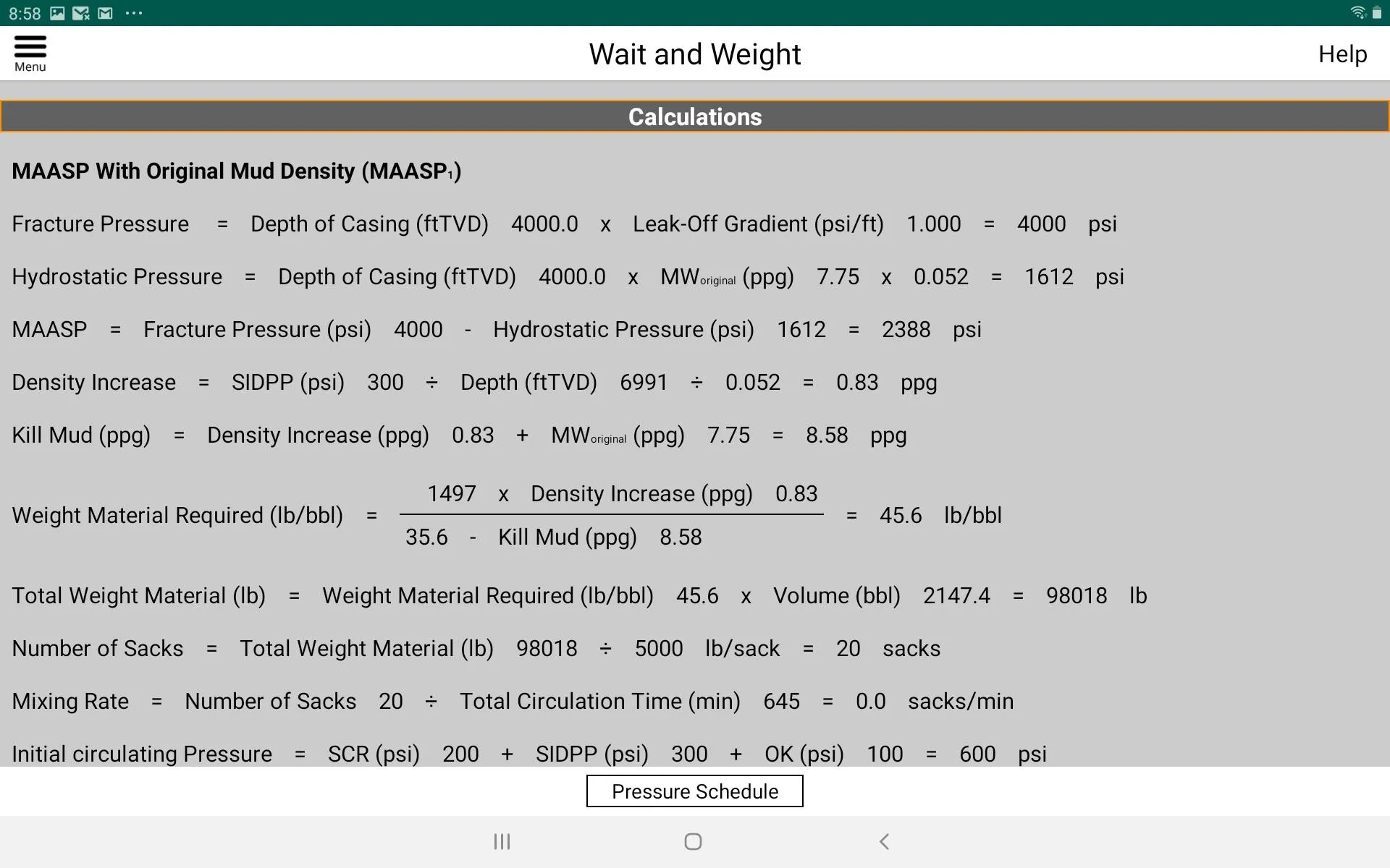 Well Assist: Drilling Hydrauli | Indus Appstore | Screenshot