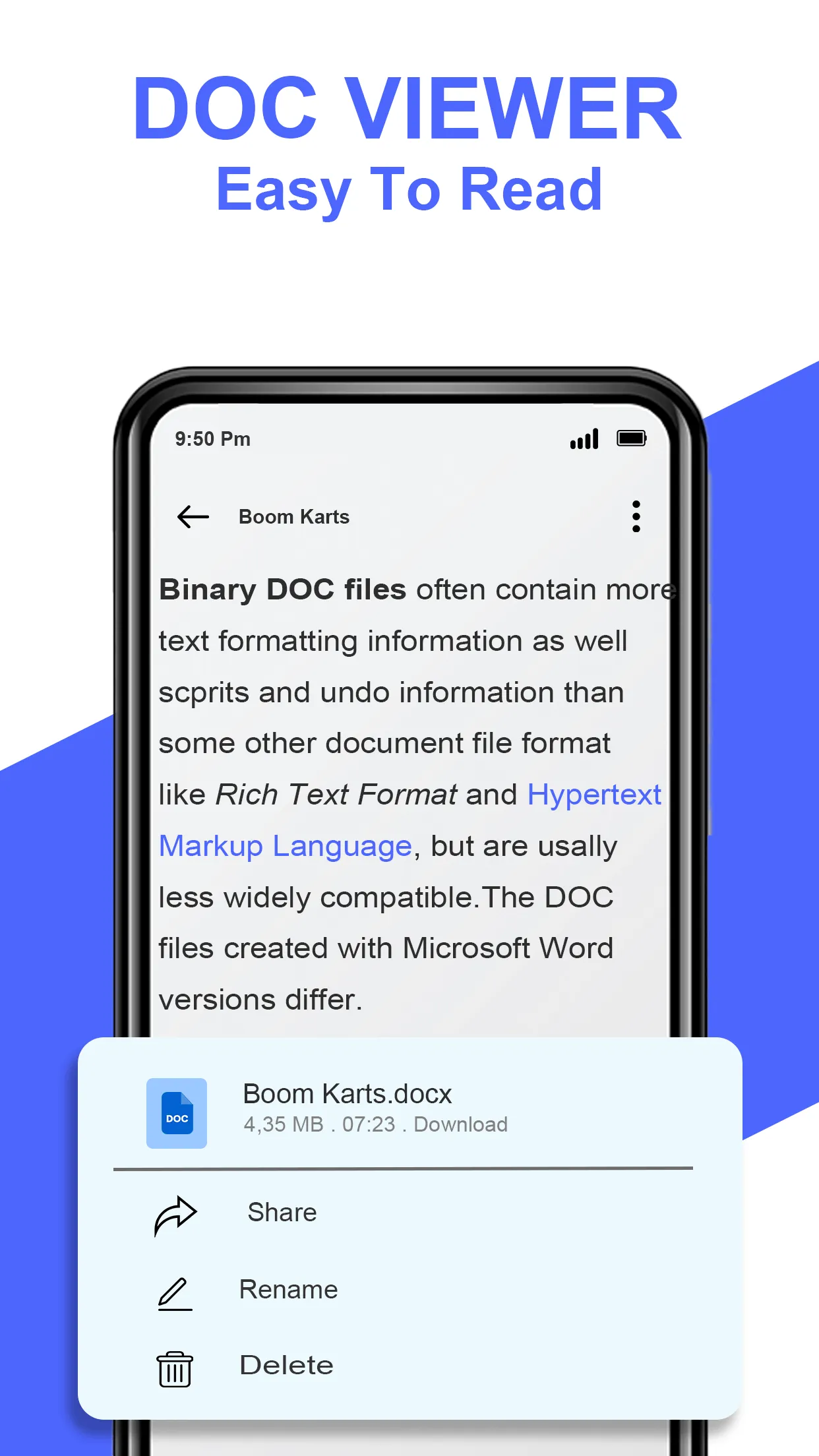 Easy Document Reader Word PDF | Indus Appstore | Screenshot