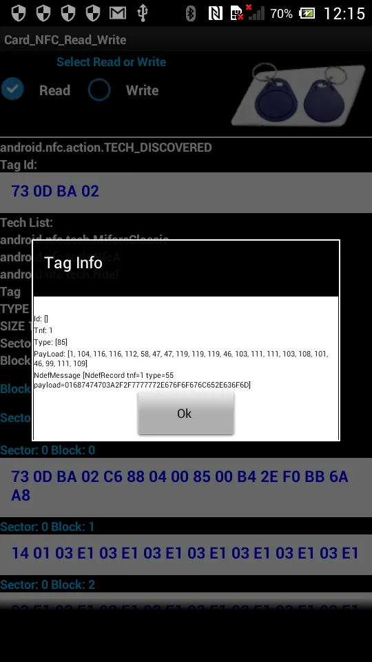 Card NFC Read Write Tag | Indus Appstore | Screenshot