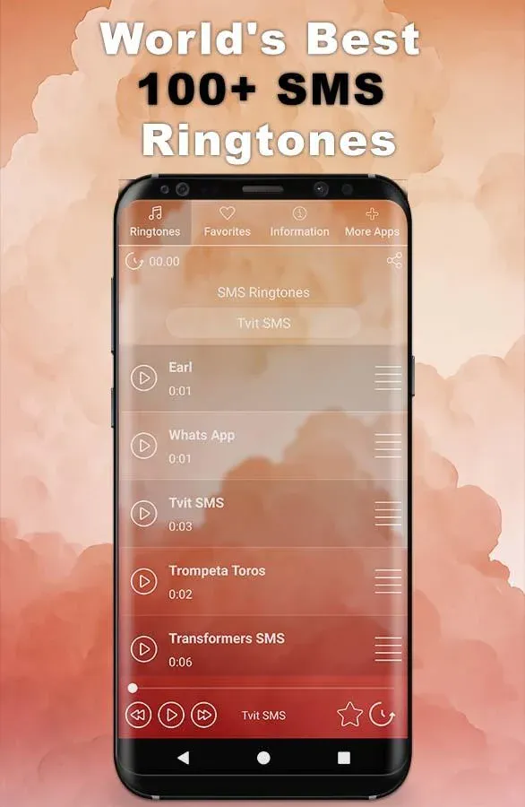 100+ Cool SMS Ringtones Pro | Indus Appstore | Screenshot