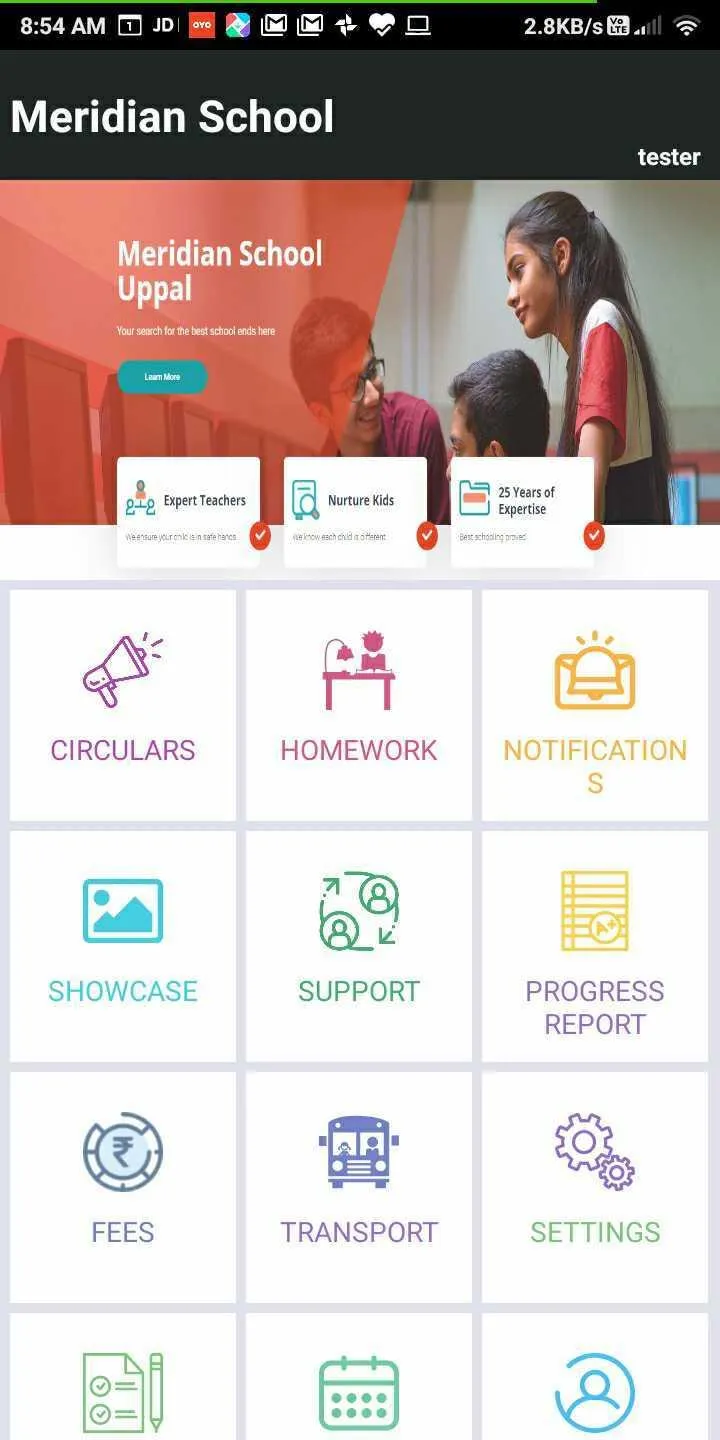 Meridian School Uppal App | Indus Appstore | Screenshot