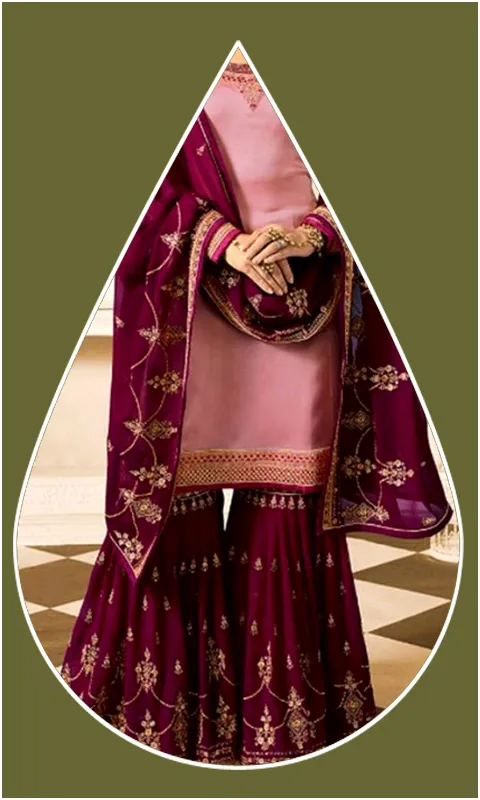 Women Sharara Dress Photo Suit | Indus Appstore | Screenshot