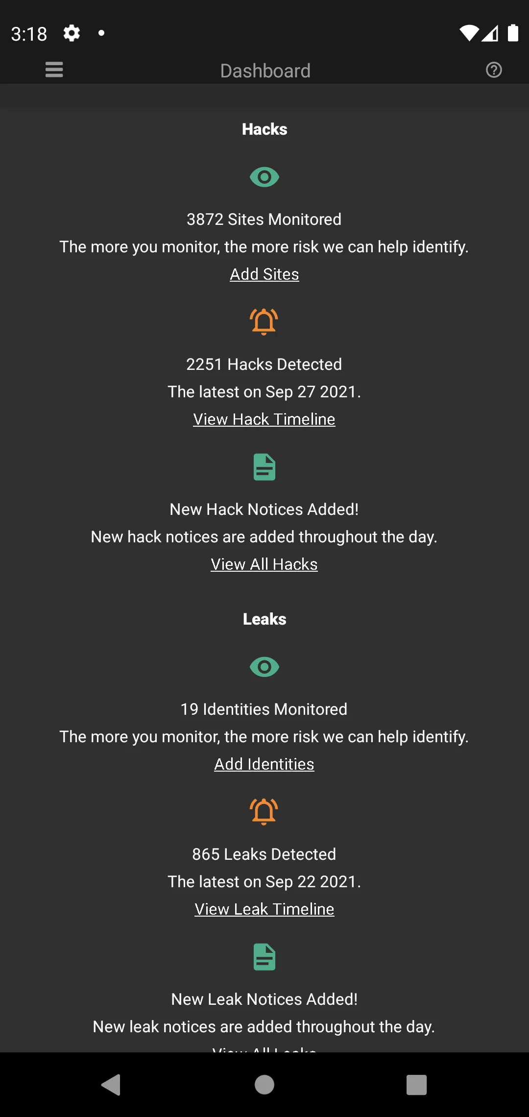 HackNotice | Indus Appstore | Screenshot