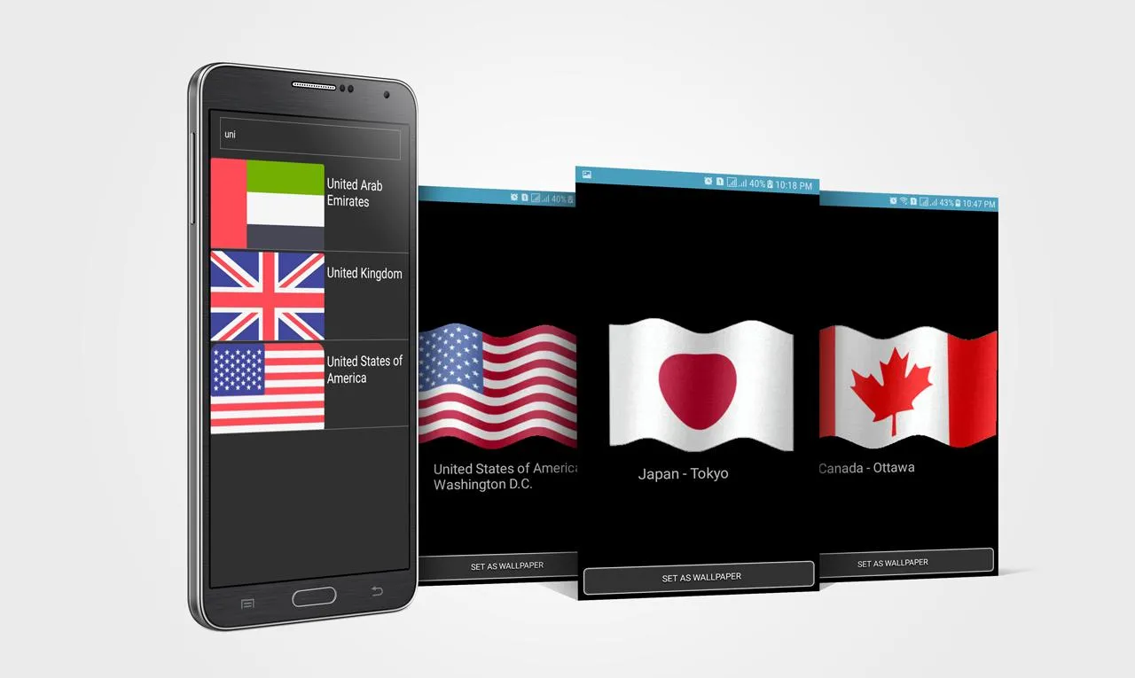 World Flags - Live Wallpapers- | Indus Appstore | Screenshot