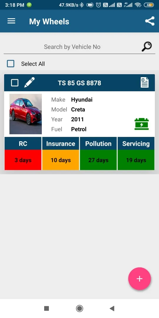 My Wheels | Indus Appstore | Screenshot