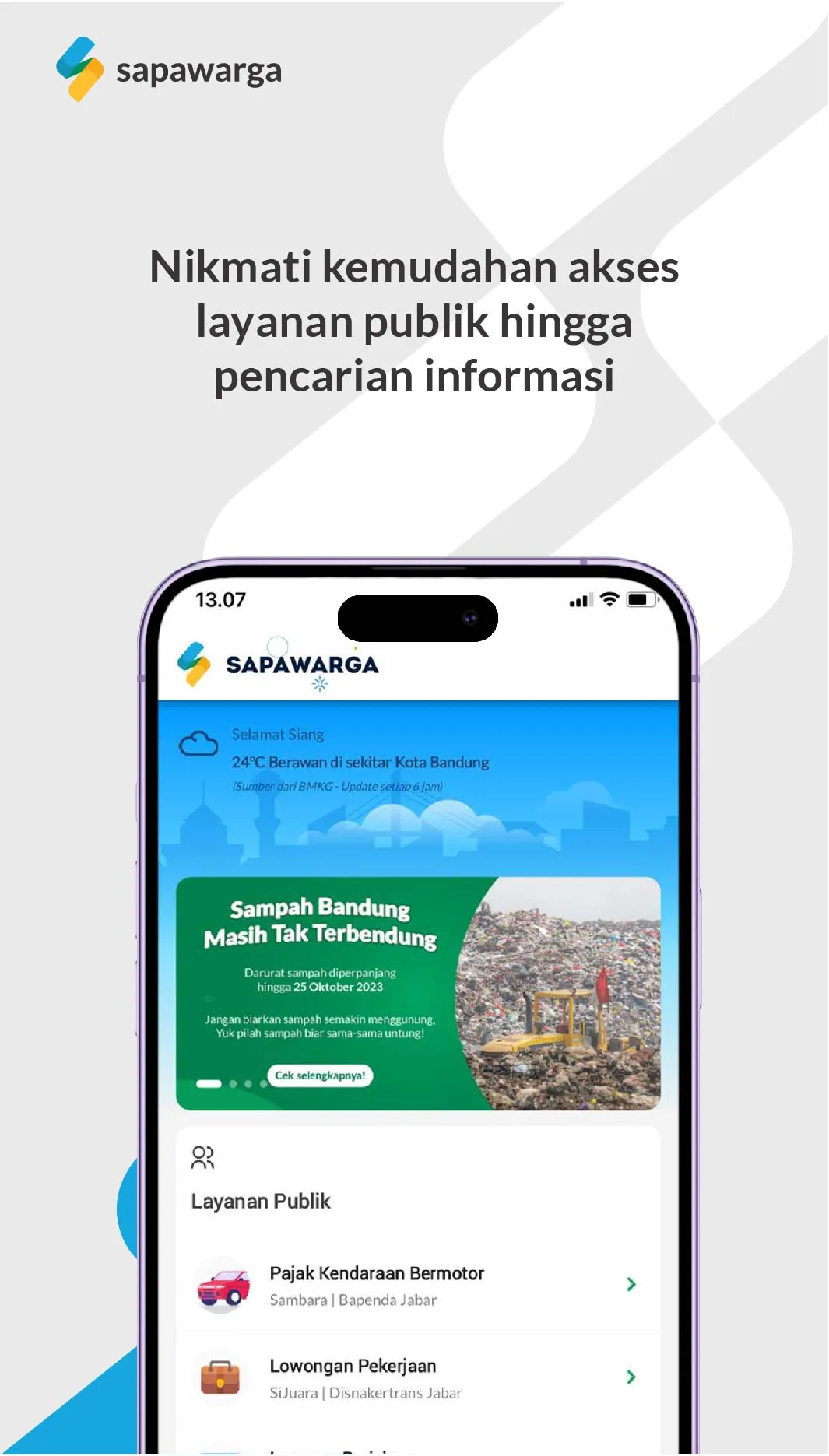 Sapawarga - Jabar Super Apps | Indus Appstore | Screenshot