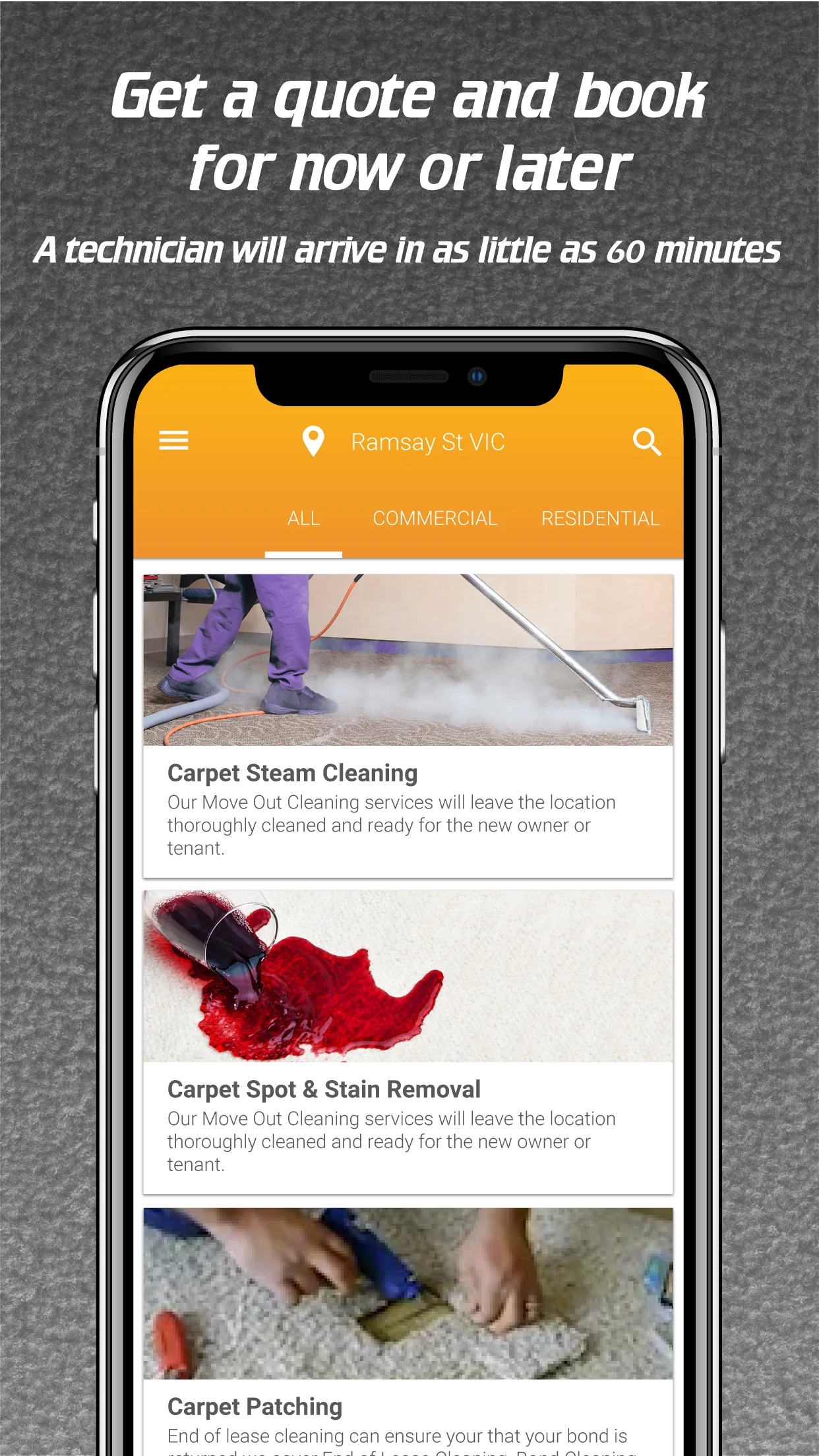 All Carpets Cleaning & Repairs | Indus Appstore | Screenshot