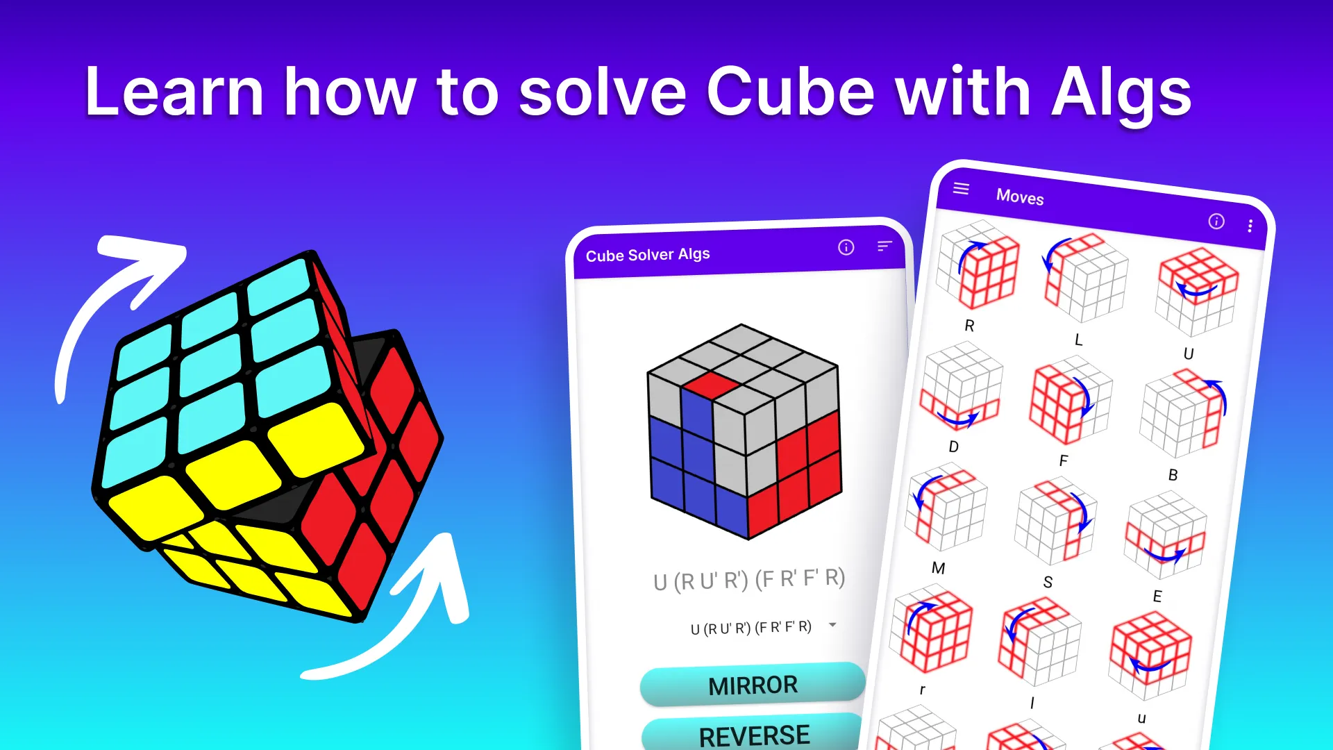 Cube Solver Algs 3x3 | Indus Appstore | Screenshot