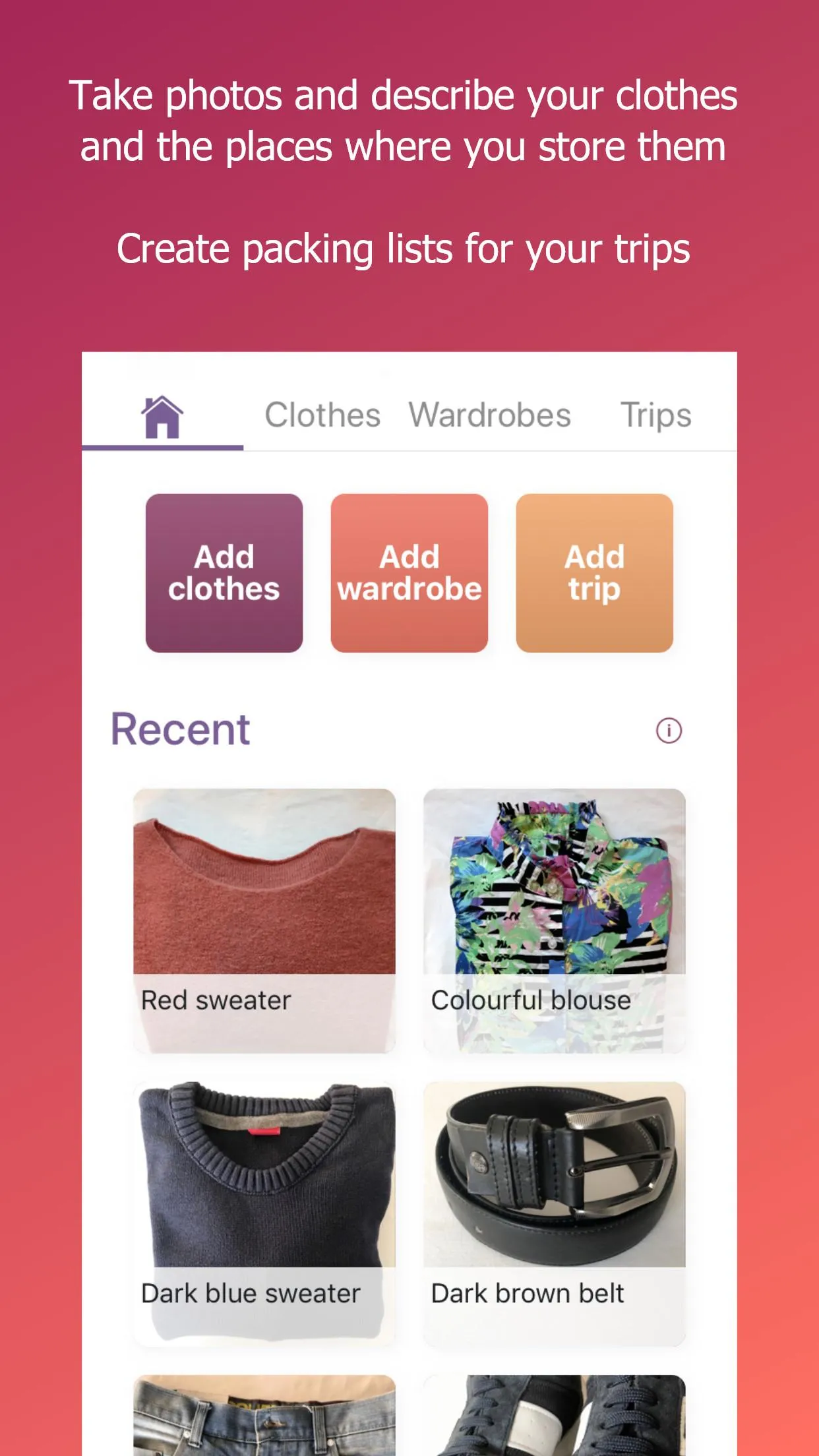 My wardrobes | Indus Appstore | Screenshot