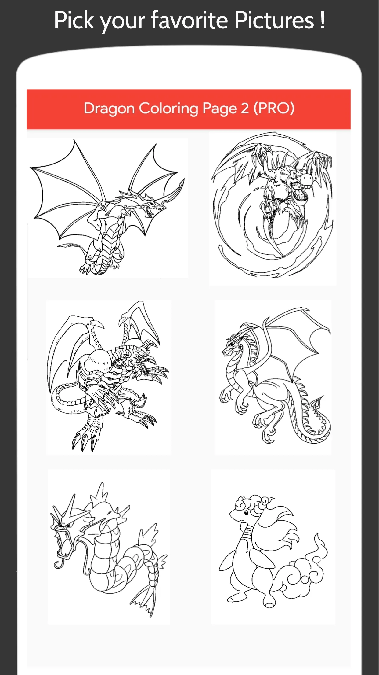 Dragon Anime Coloring Book | Indus Appstore | Screenshot