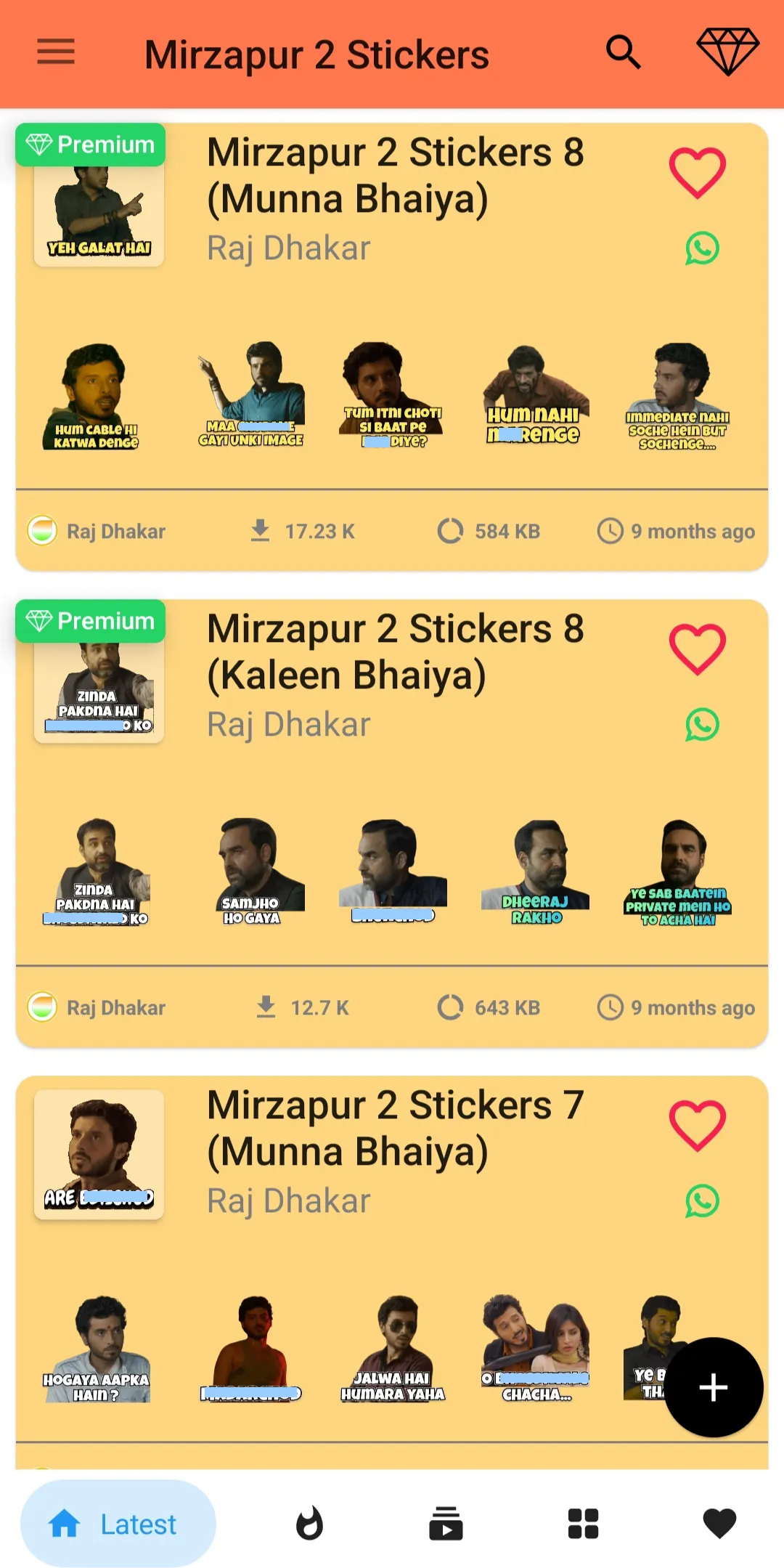 Mirzapur 2 Stickers For WA | Indus Appstore | Screenshot