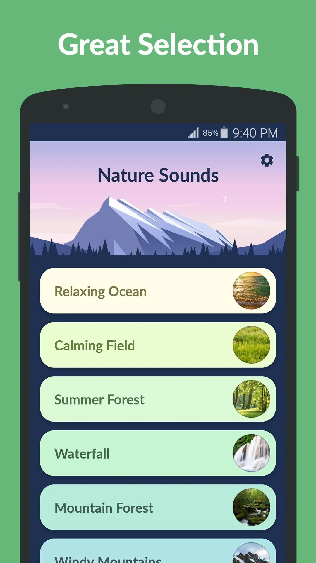 Nature Sounds | Indus Appstore | Screenshot