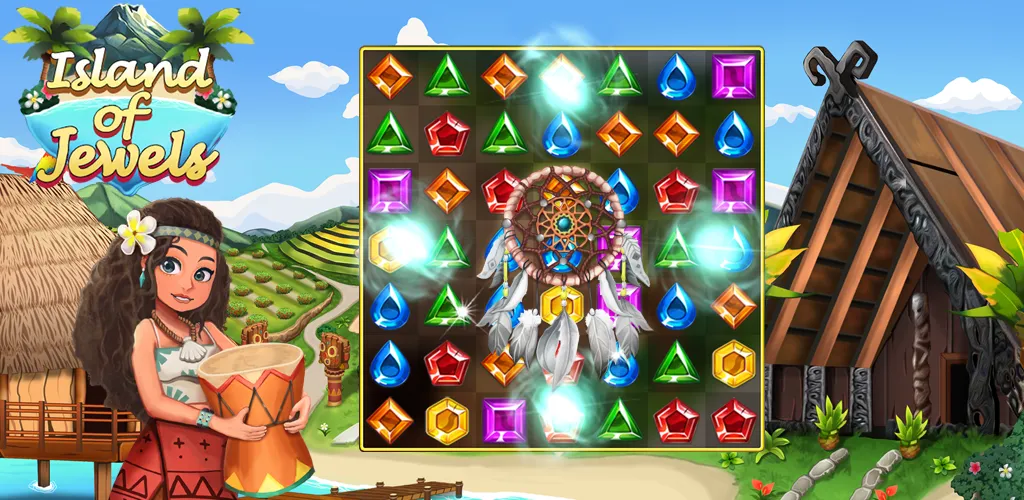 Island of Jewels: Aloha ! | Indus Appstore | Screenshot