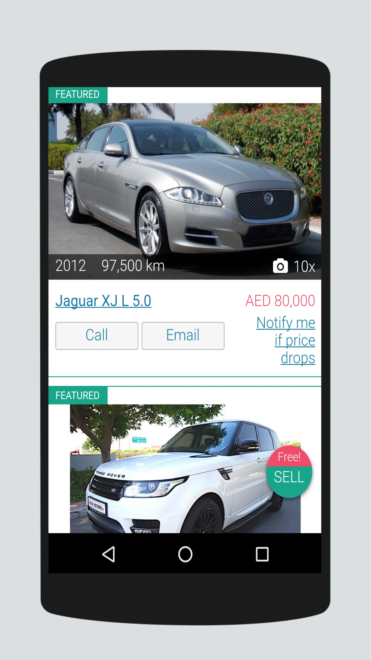 Dubai Used Car in UAE | Indus Appstore | Screenshot