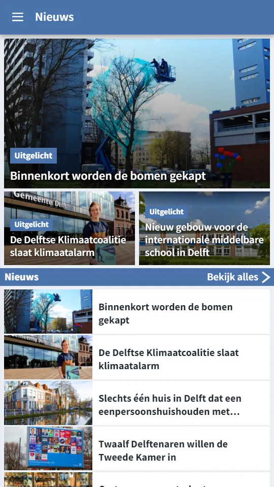 Omroep Delft | Indus Appstore | Screenshot