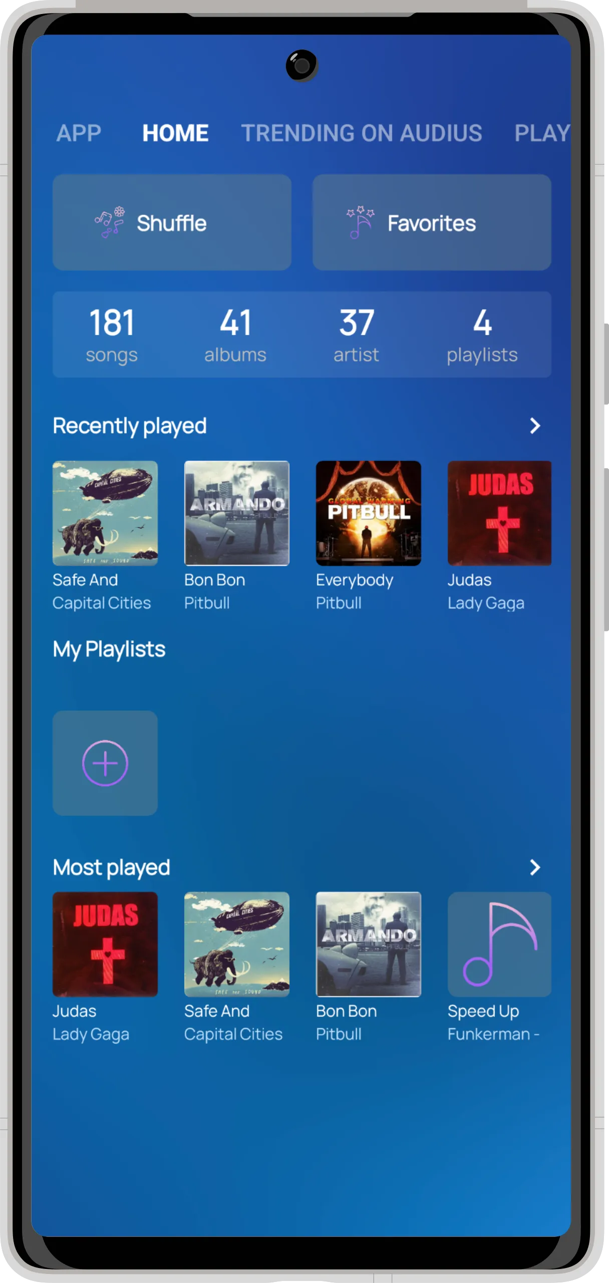 MusicMP3 & Audius streaming | Indus Appstore | Screenshot