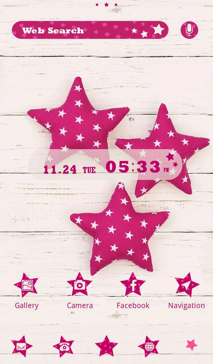 Pink Stars wallpaper | Indus Appstore | Screenshot