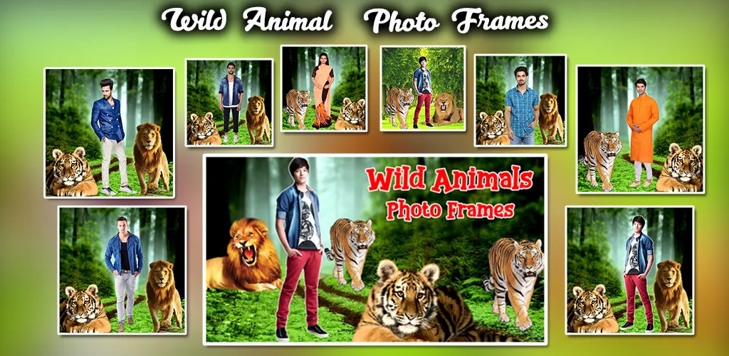 Wild Animal Photo Frames | Indus Appstore | Screenshot