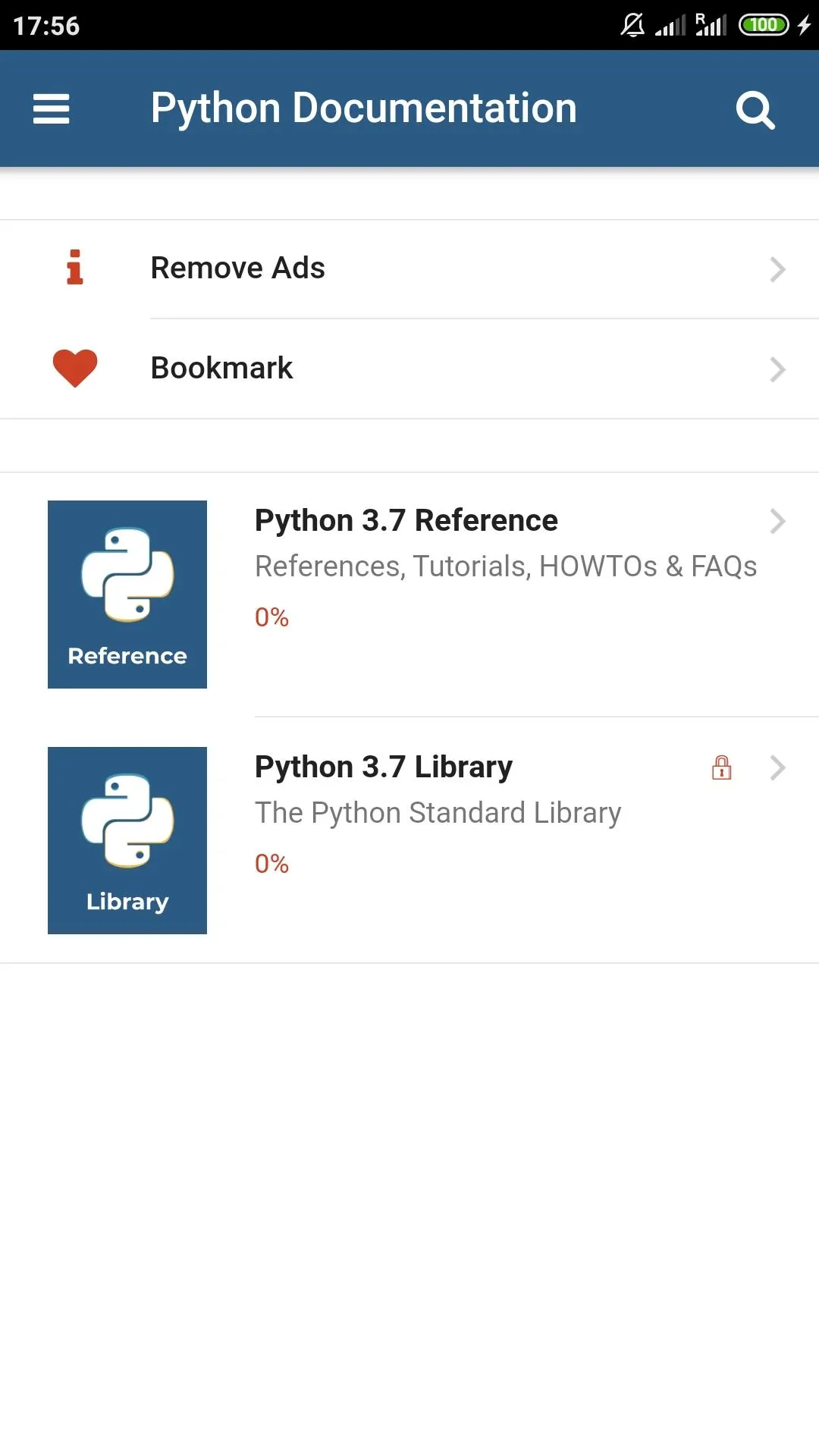 Python 3.7 Docs | Indus Appstore | Screenshot