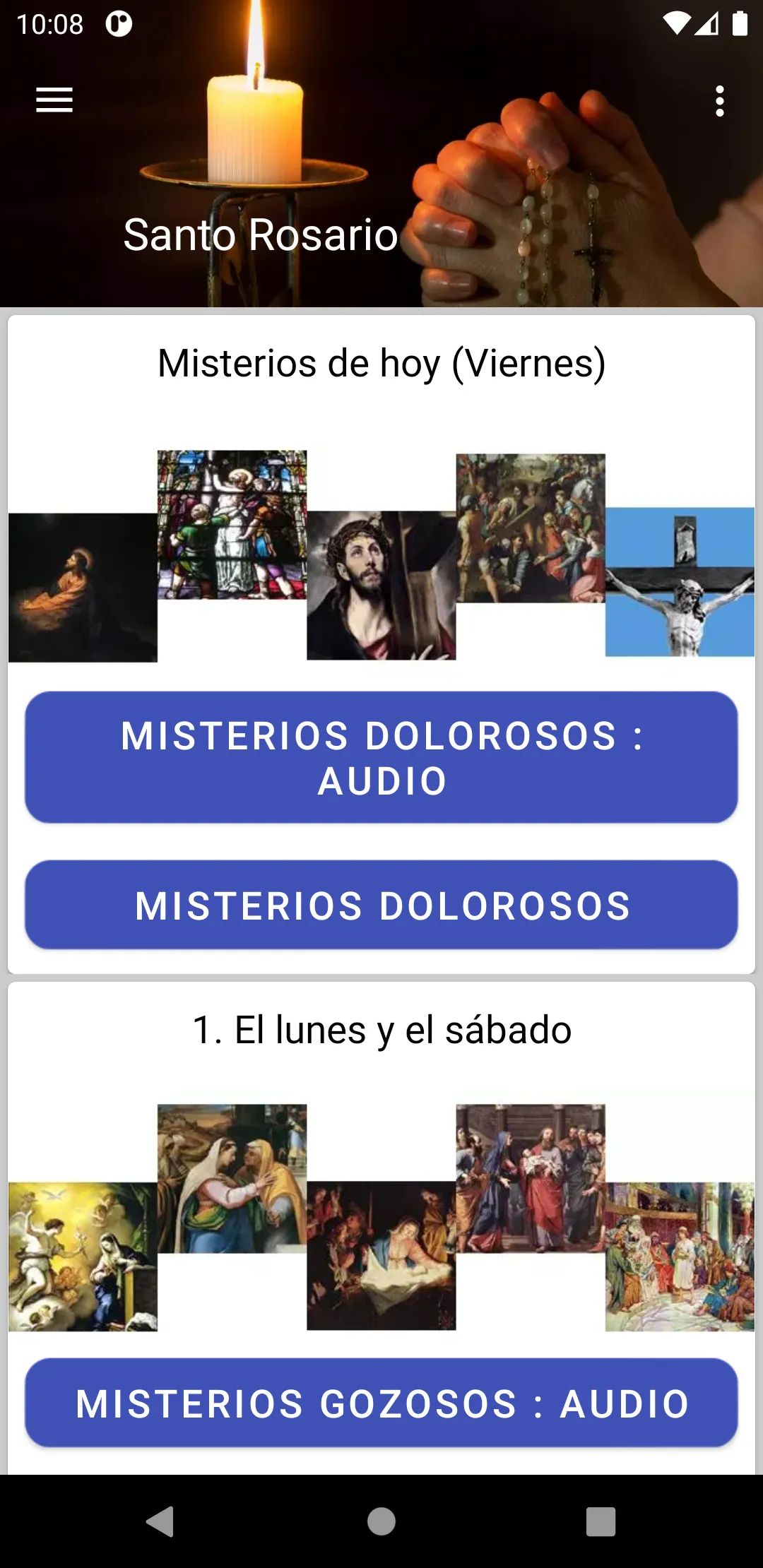 Audio Santo Rosario | Indus Appstore | Screenshot