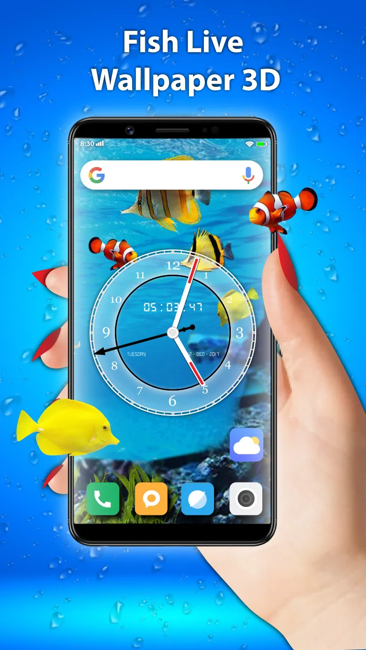 Koi Fish Live Wallpaper 3D | Indus Appstore | Screenshot