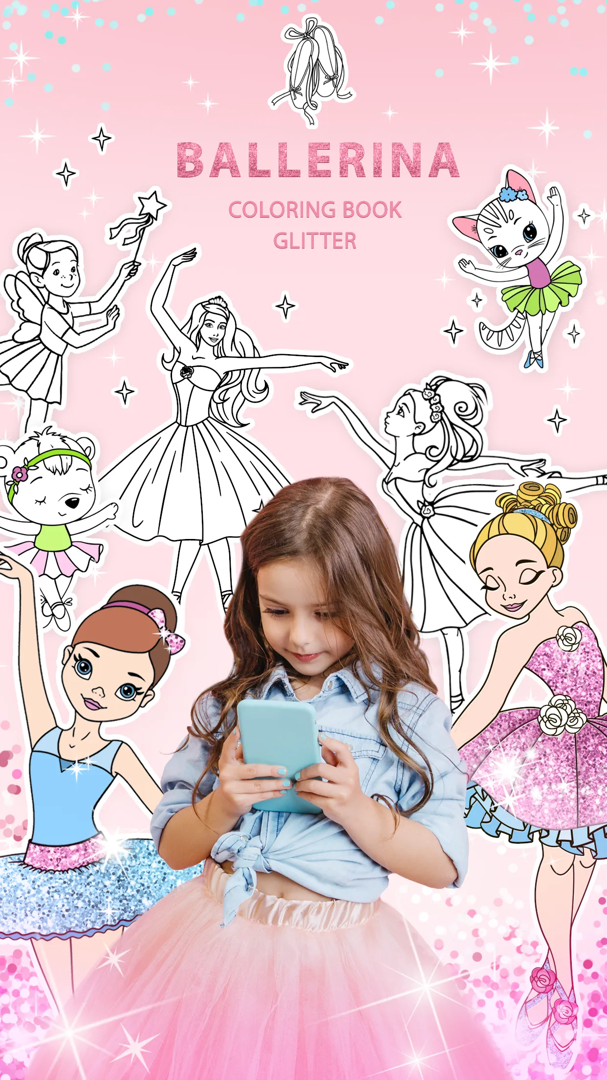 Ballet Color Glitter for Girls | Indus Appstore | Screenshot