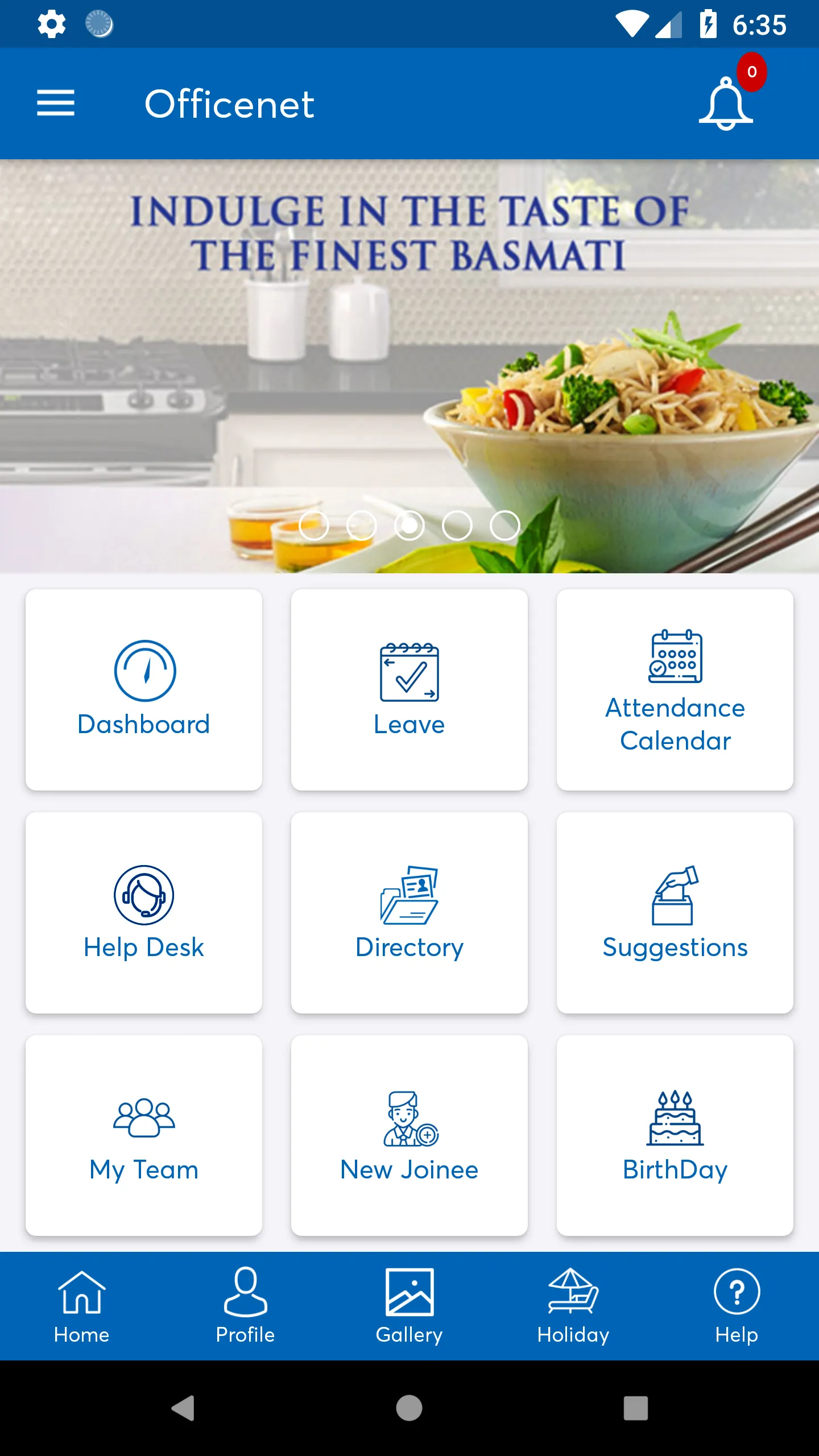 Officenet HR App LT Foods | Indus Appstore | Screenshot