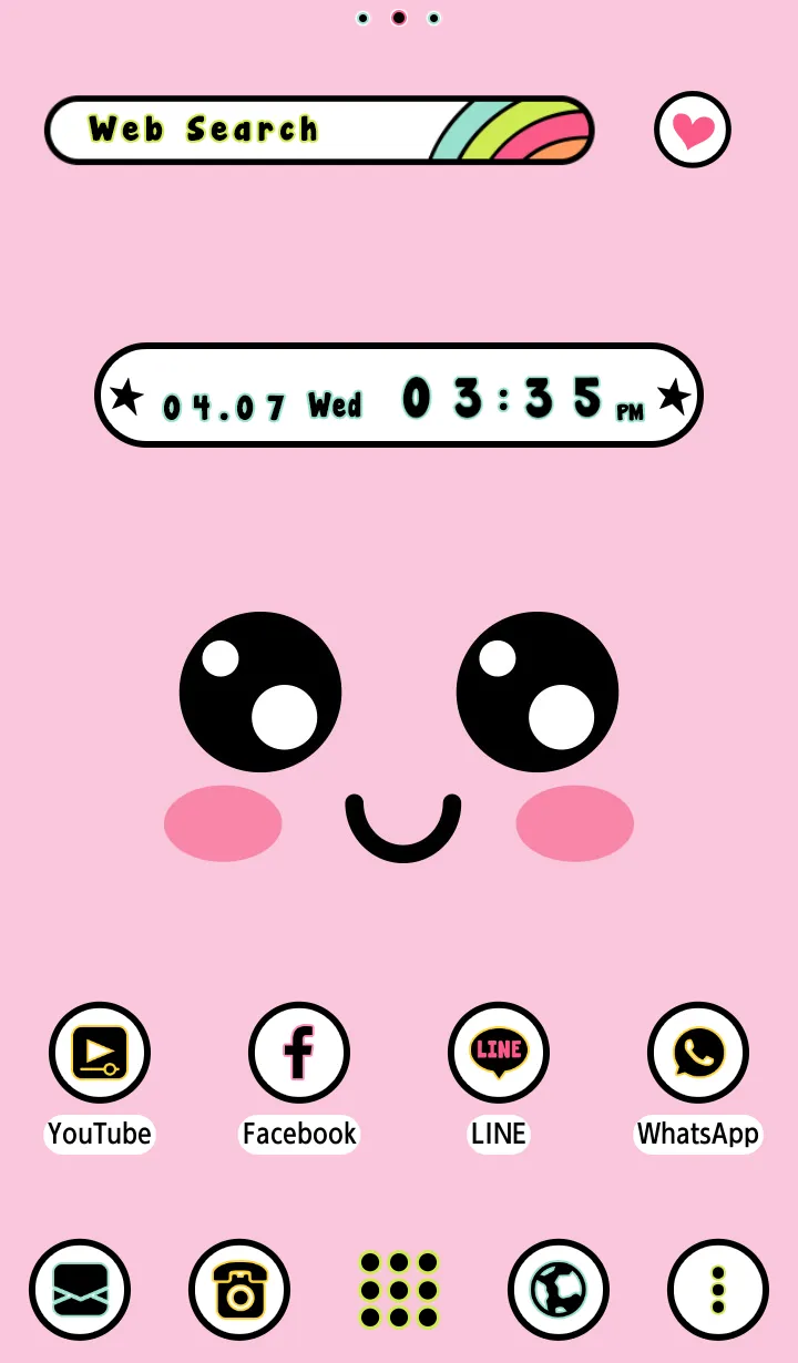 Cute Expressions Theme +HOME | Indus Appstore | Screenshot