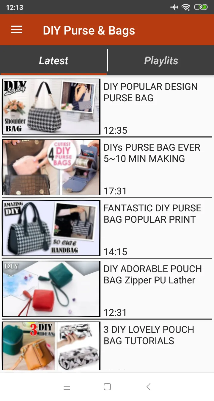 DIY Purse & Bags Videos | Indus Appstore | Screenshot