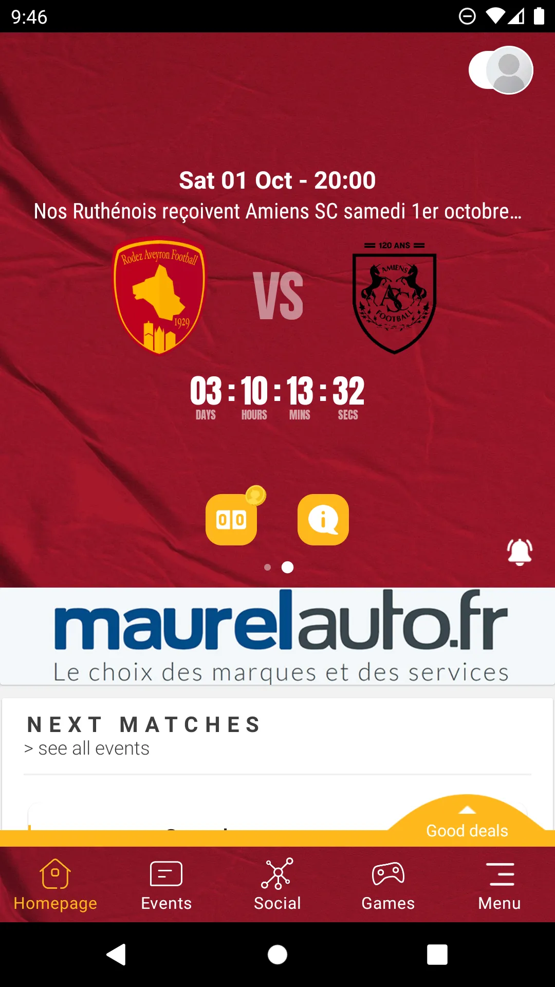 Rodez Aveyron Football | Indus Appstore | Screenshot